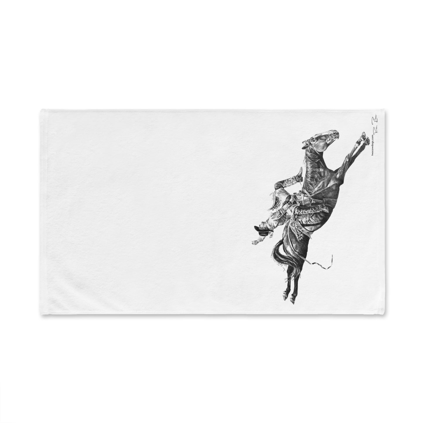 Bareback Rider Microfiber Tea Towel