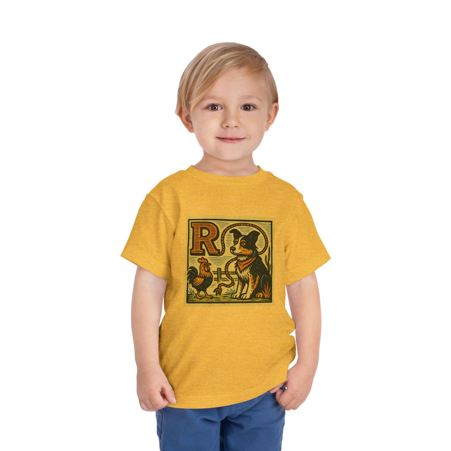 Western Block "R" Toddler Heavy Cotton™ Tee