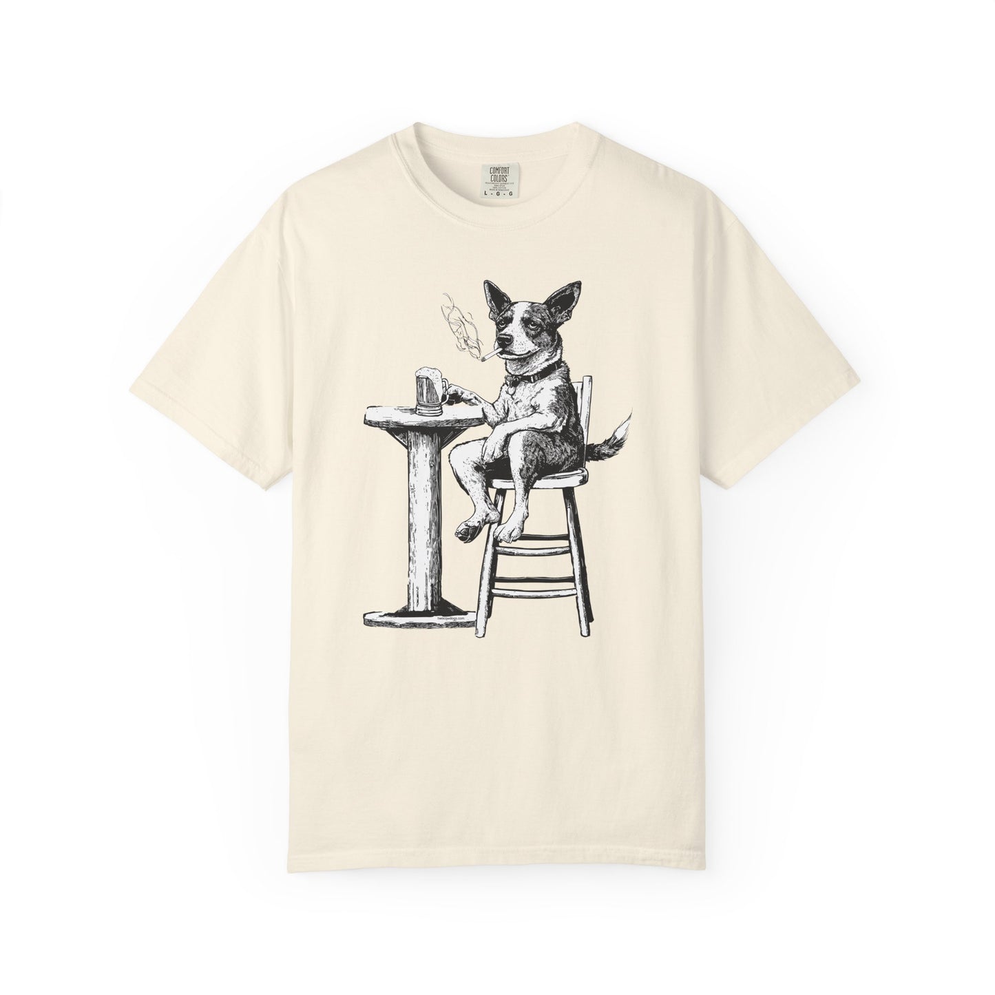 Dog Drinking Beer T-Shirt for Dog Lovers