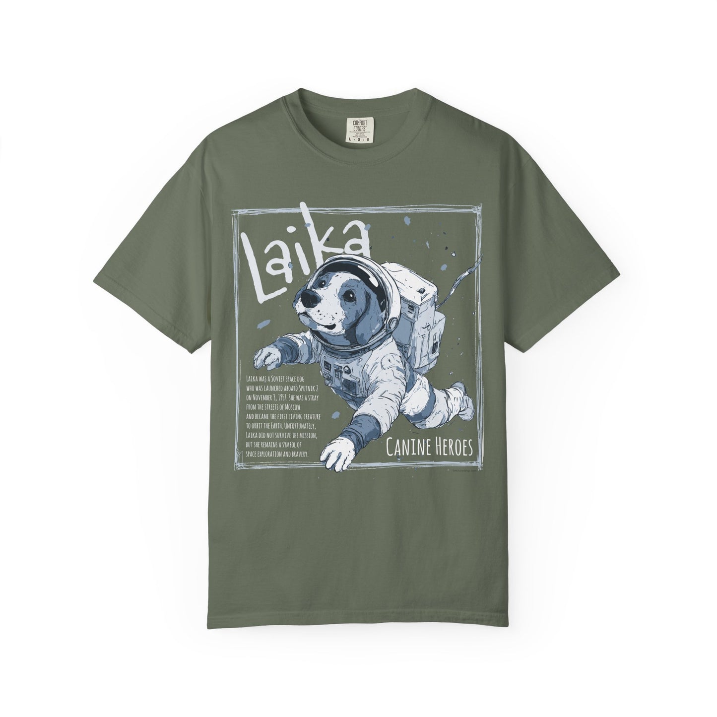 Space Cowdog T-shirt - Laika