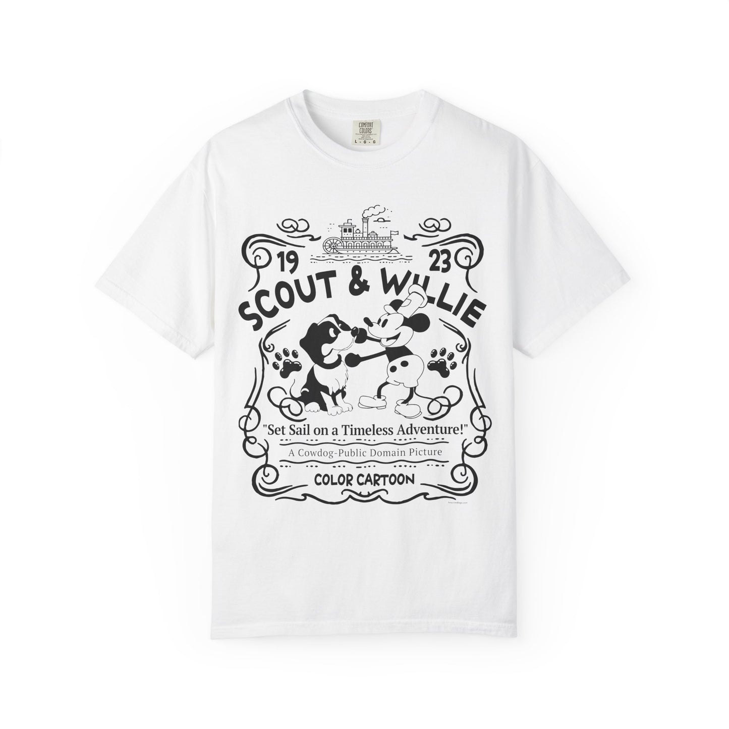 Vintage Scout and Steamboat Willie T-Shirt