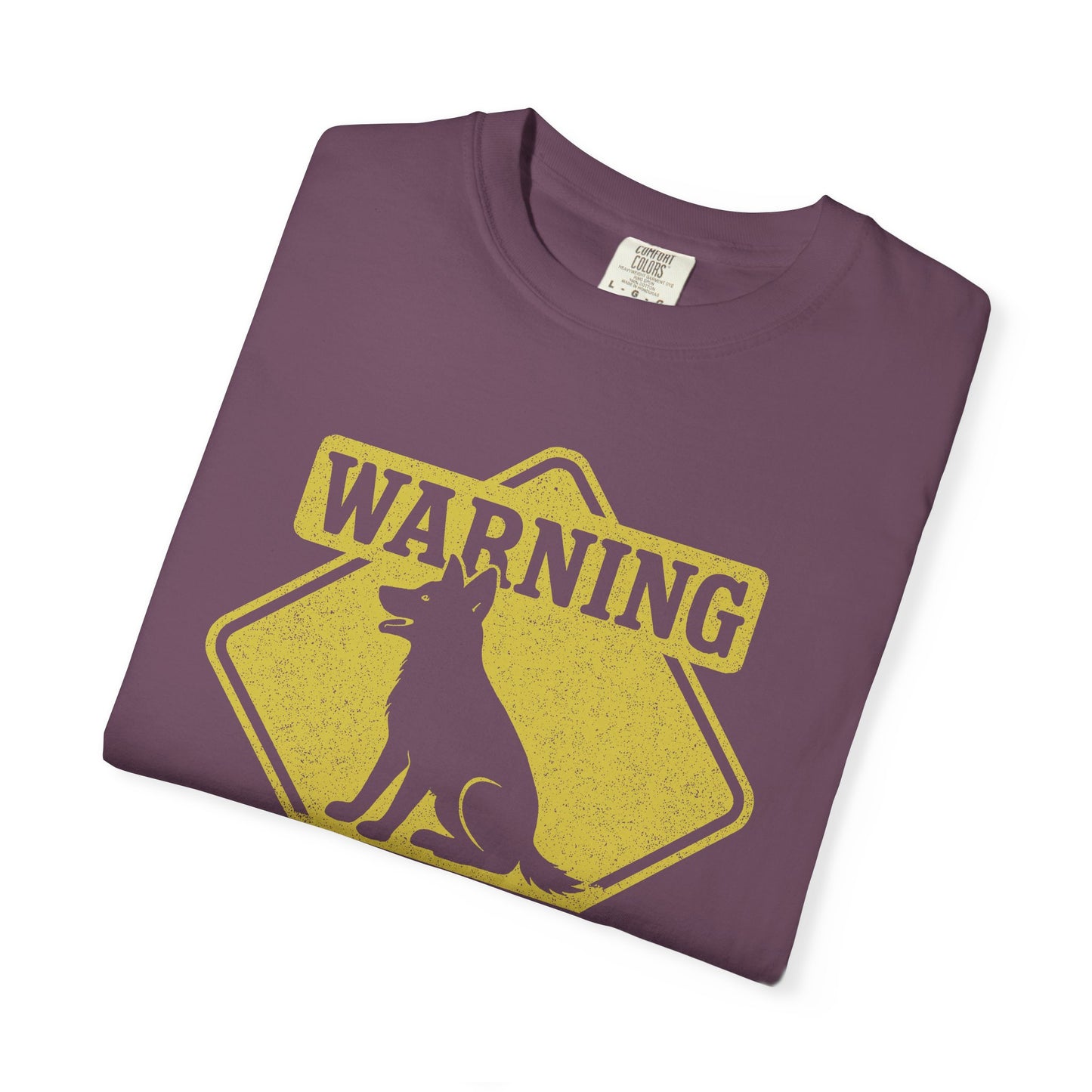 Dog Lover T-shirt - Warning: Easily Distracted by Dogs