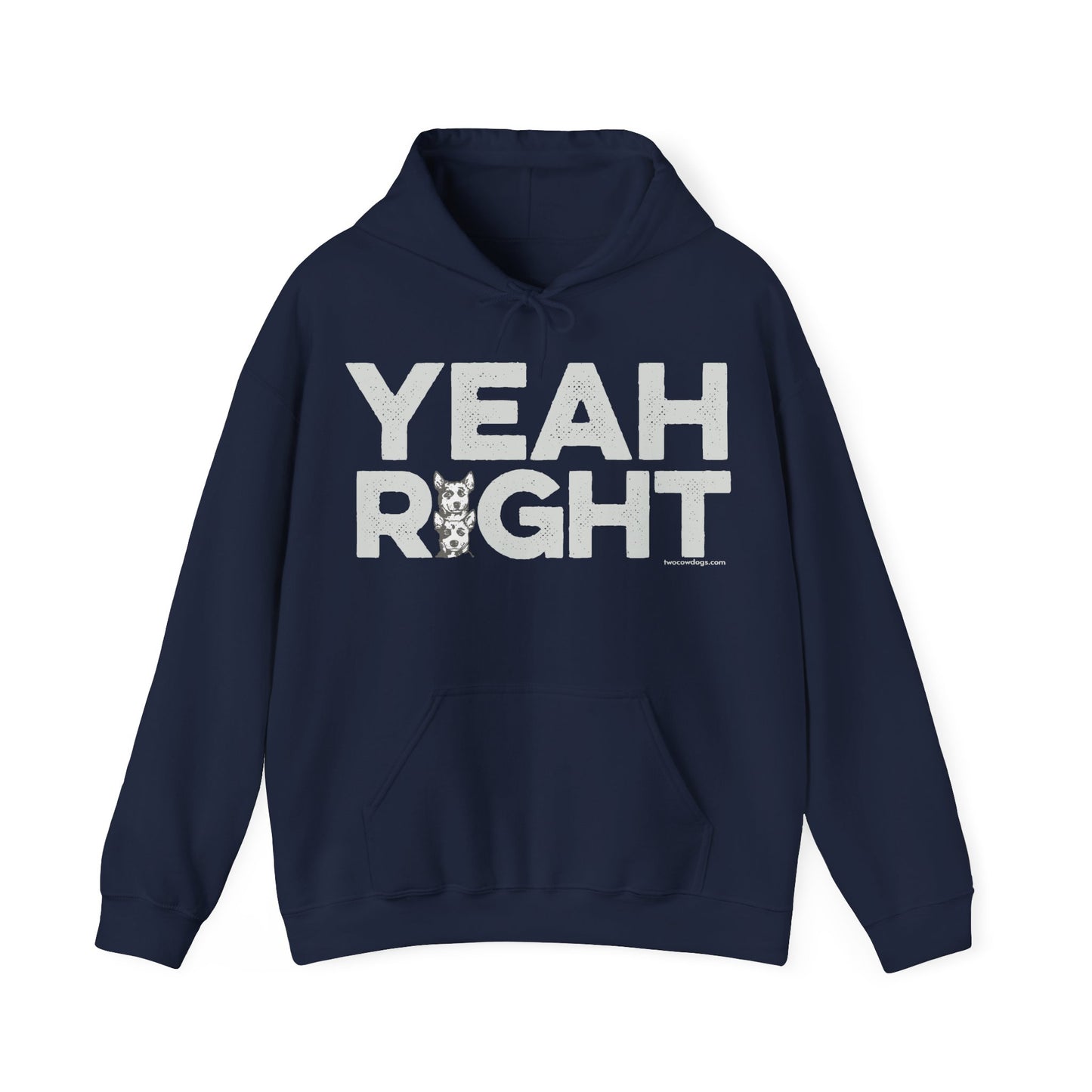 YEAH RIGHT, Heavy-Blend Hooded Sweatshirt