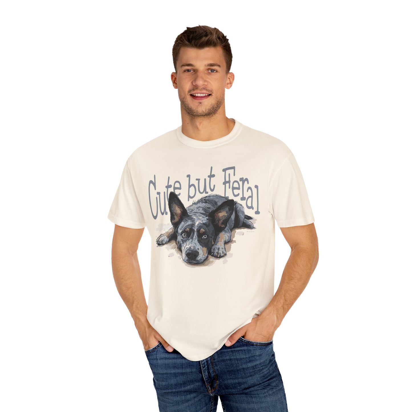 Cute but Feral, Dog Heeler T-shirt