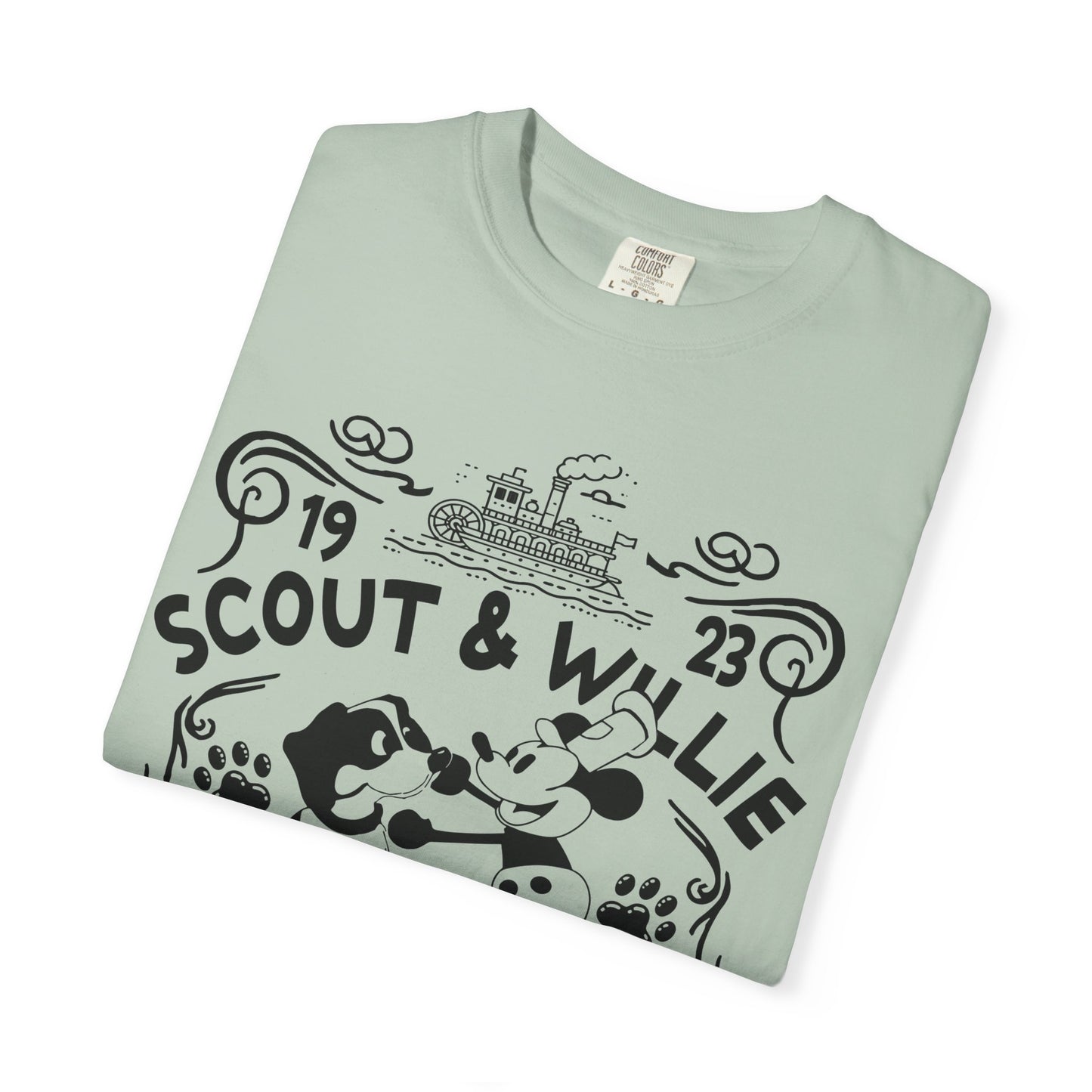 Vintage Scout and Steamboat Willie T-Shirt