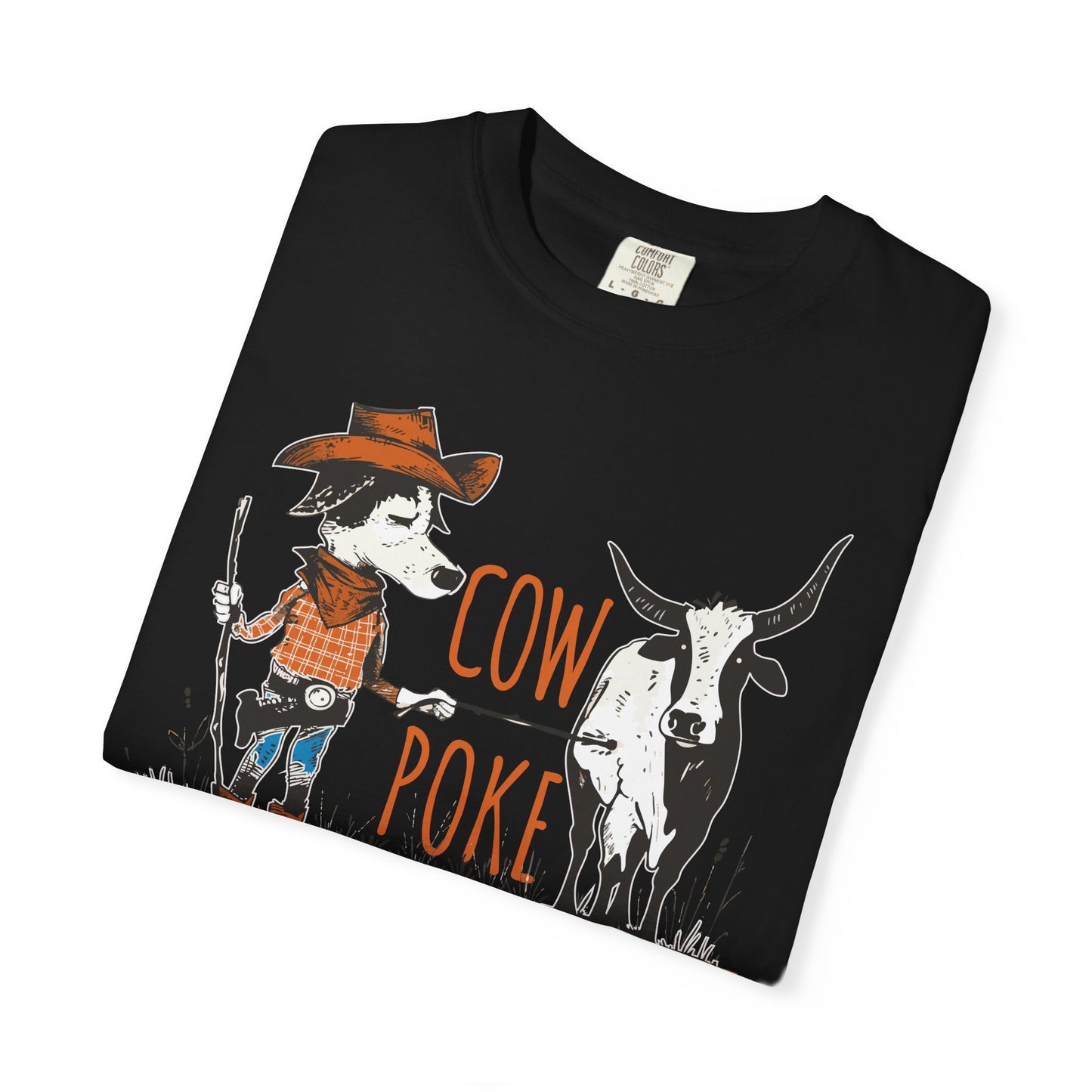 Cow Poke T-Shirt - Unisex Garment-Dyed