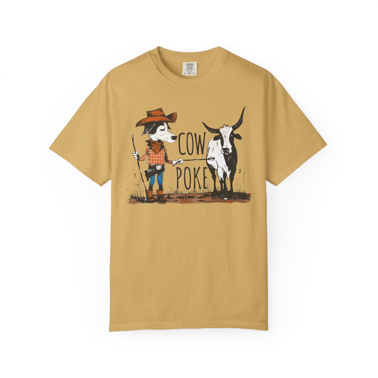 Cow Poke T-Shirt - Unisex Garment-Dyed