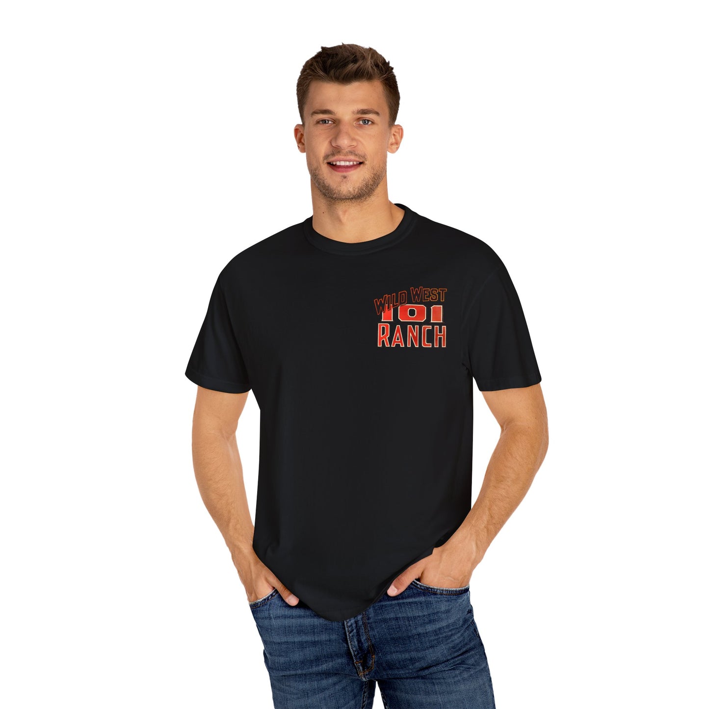 Vintage Wild West Rodeo T-Shirt, Front and Back