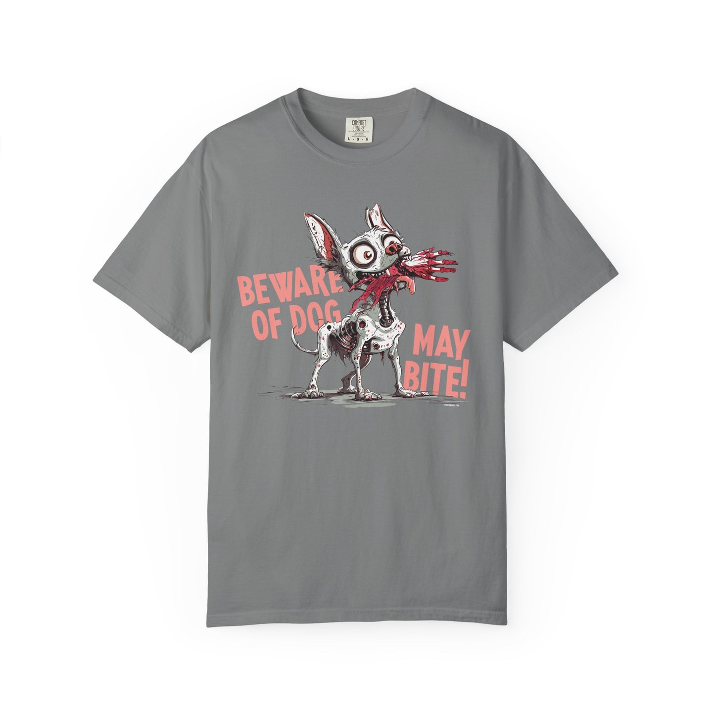 Beware of Dog Unisex T-Shirt, Super-Soft Garment-Dyed Tee