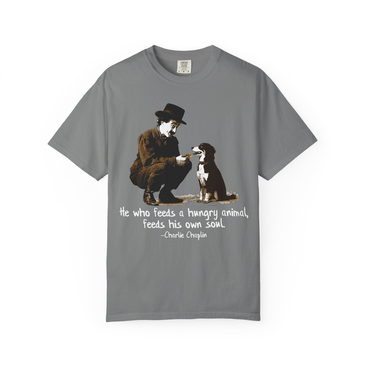 Vintage Chaplin Kindness Cowdog T-shirt