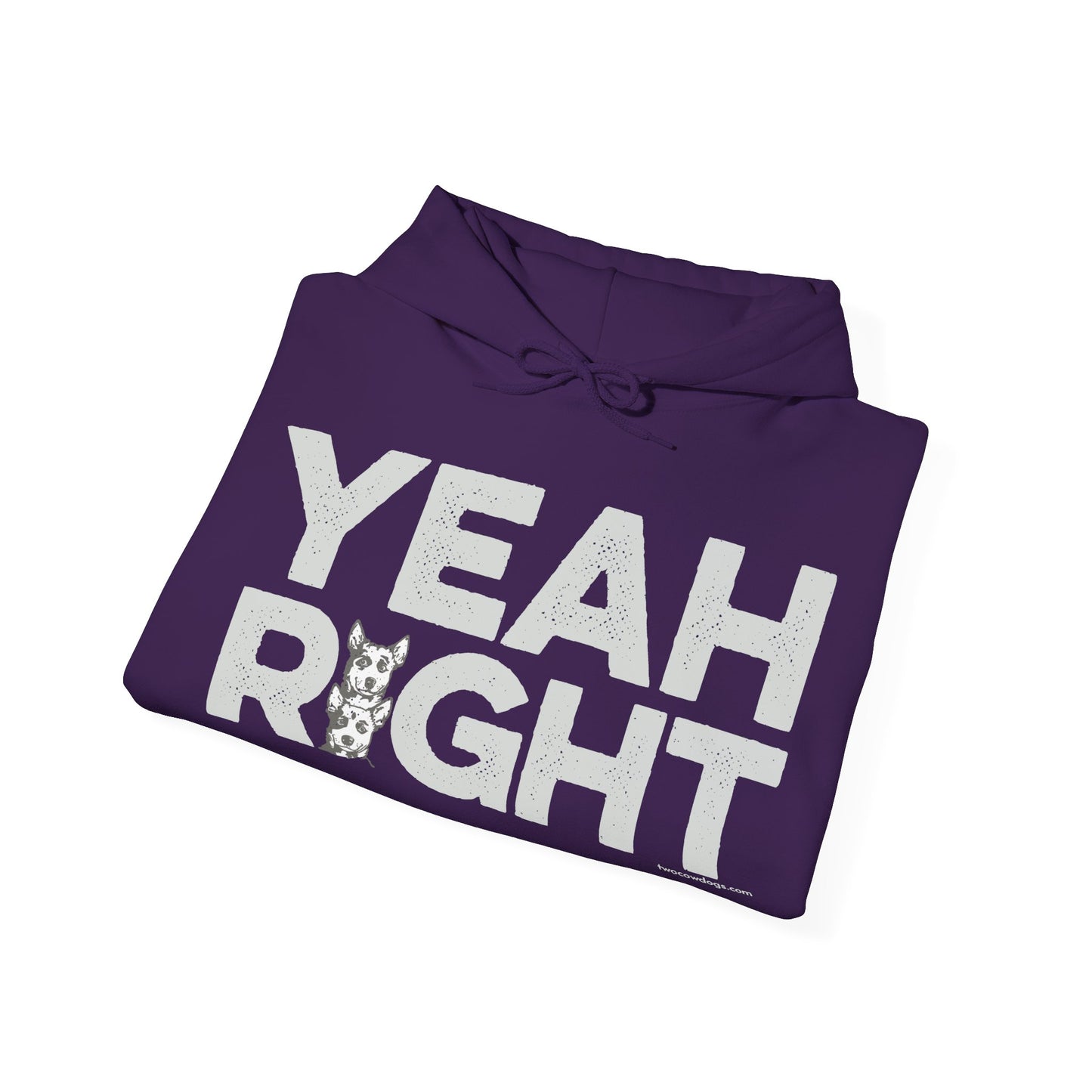 YEAH RIGHT, Heavy-Blend Hooded Sweatshirt