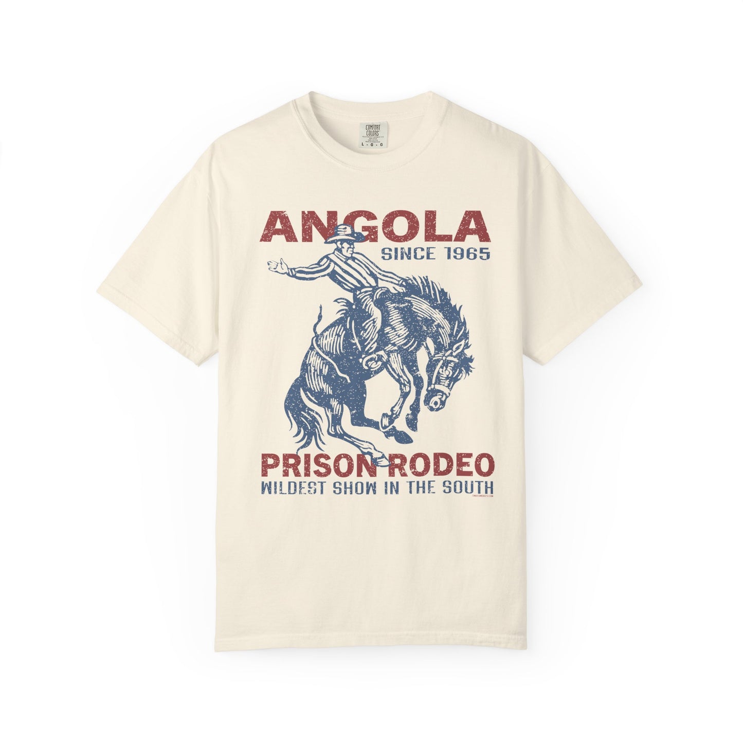 Vintage Angola Prison Rodeo T-Shirt, Unisex Tee, Graphic Top, Festival Clothing, Unique Gift for Cowboys, Hipster Shirt