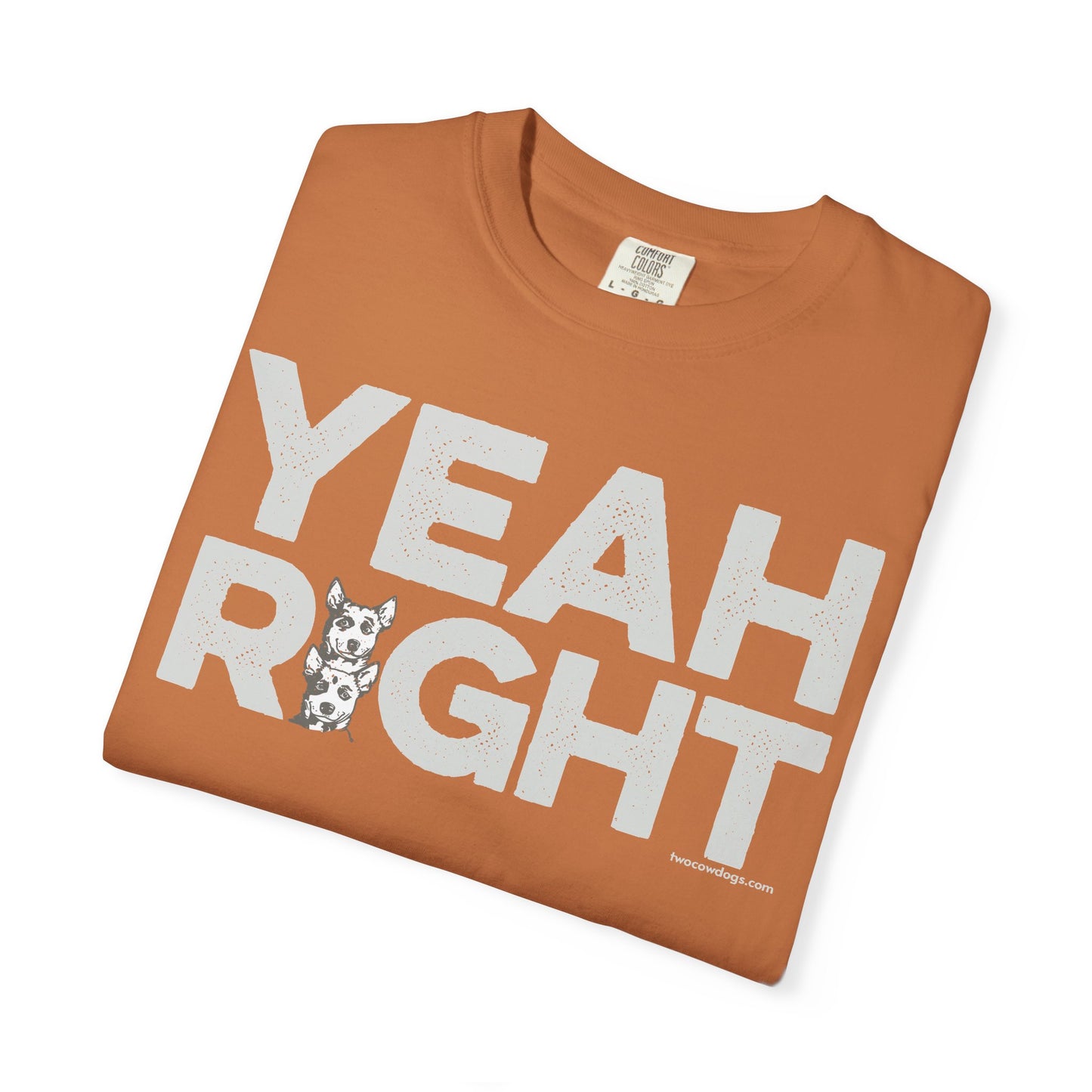 YEAH RIGHT, Garment Dyed T-Shirt