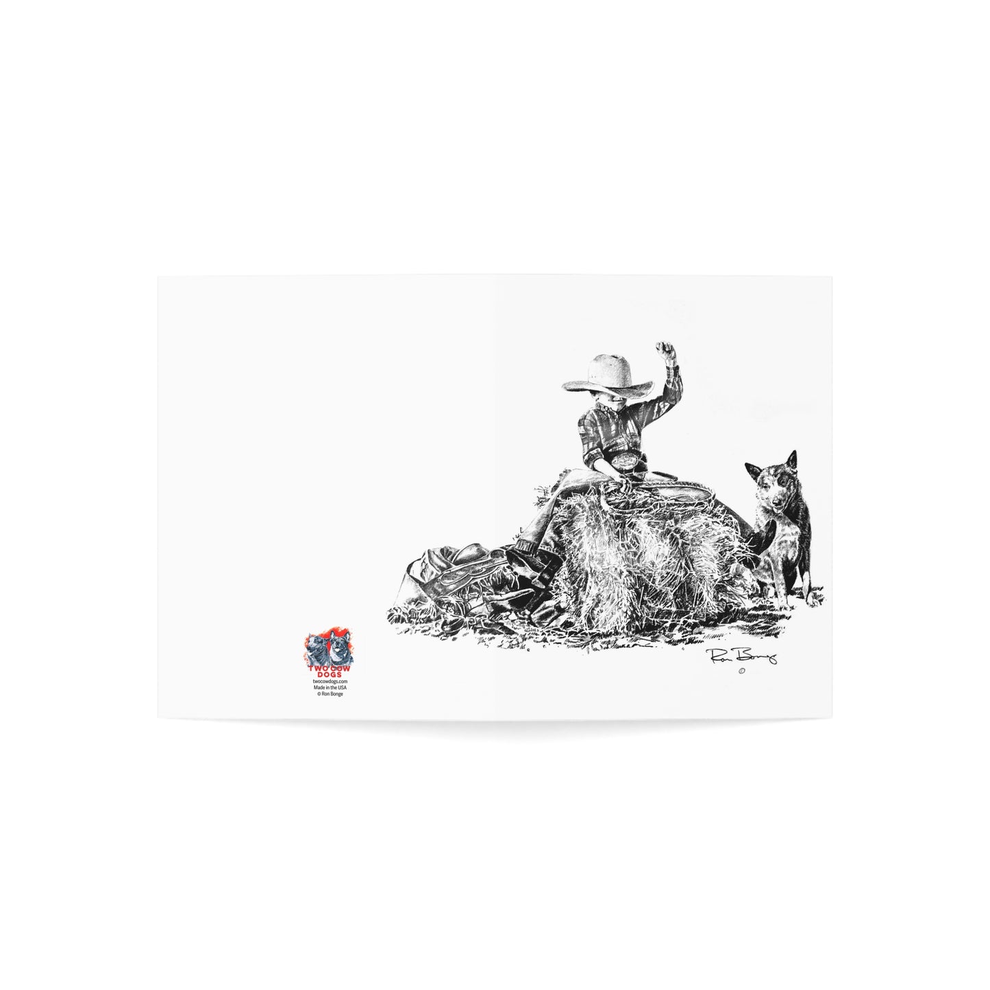 Future Bull Rider, Little Bull Rider Blank Notecards (envelopes included)