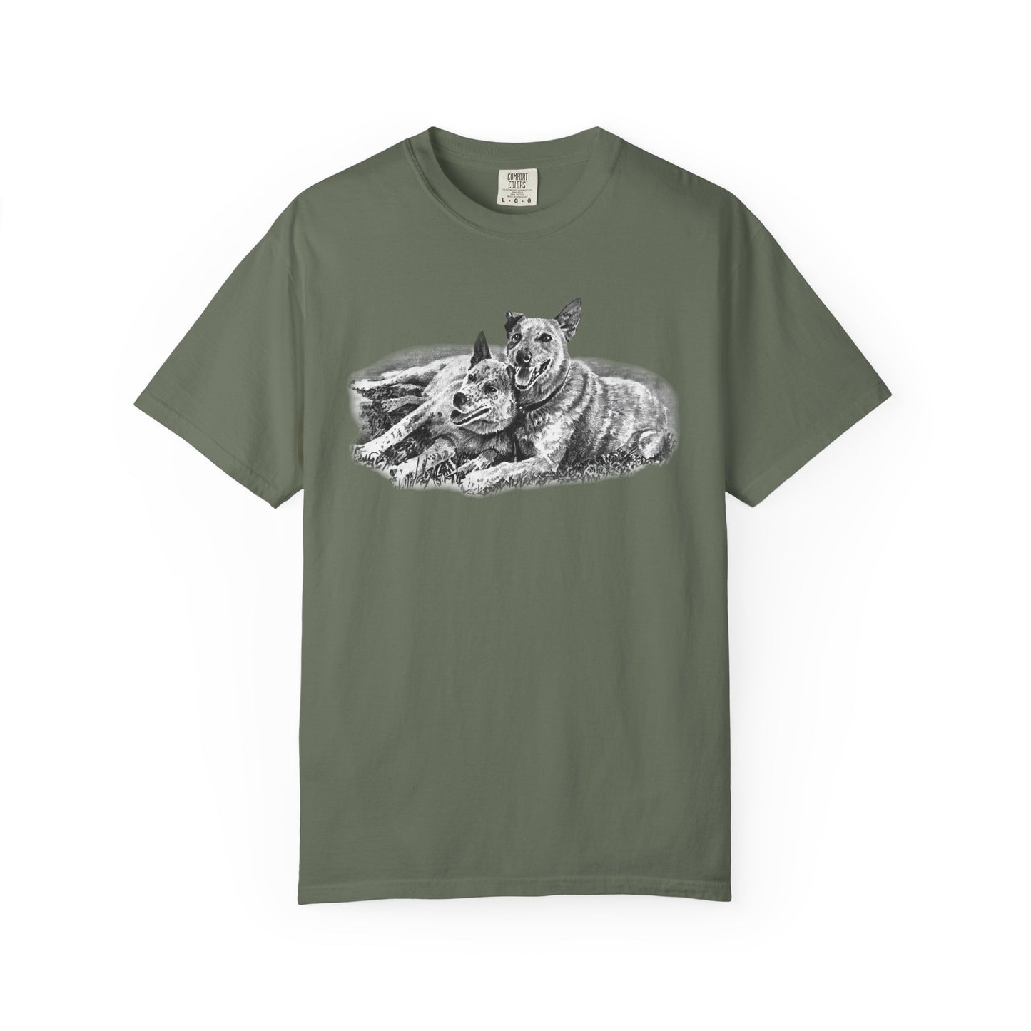 Two Red Heeler Cowdogs Unisex T-Shirt