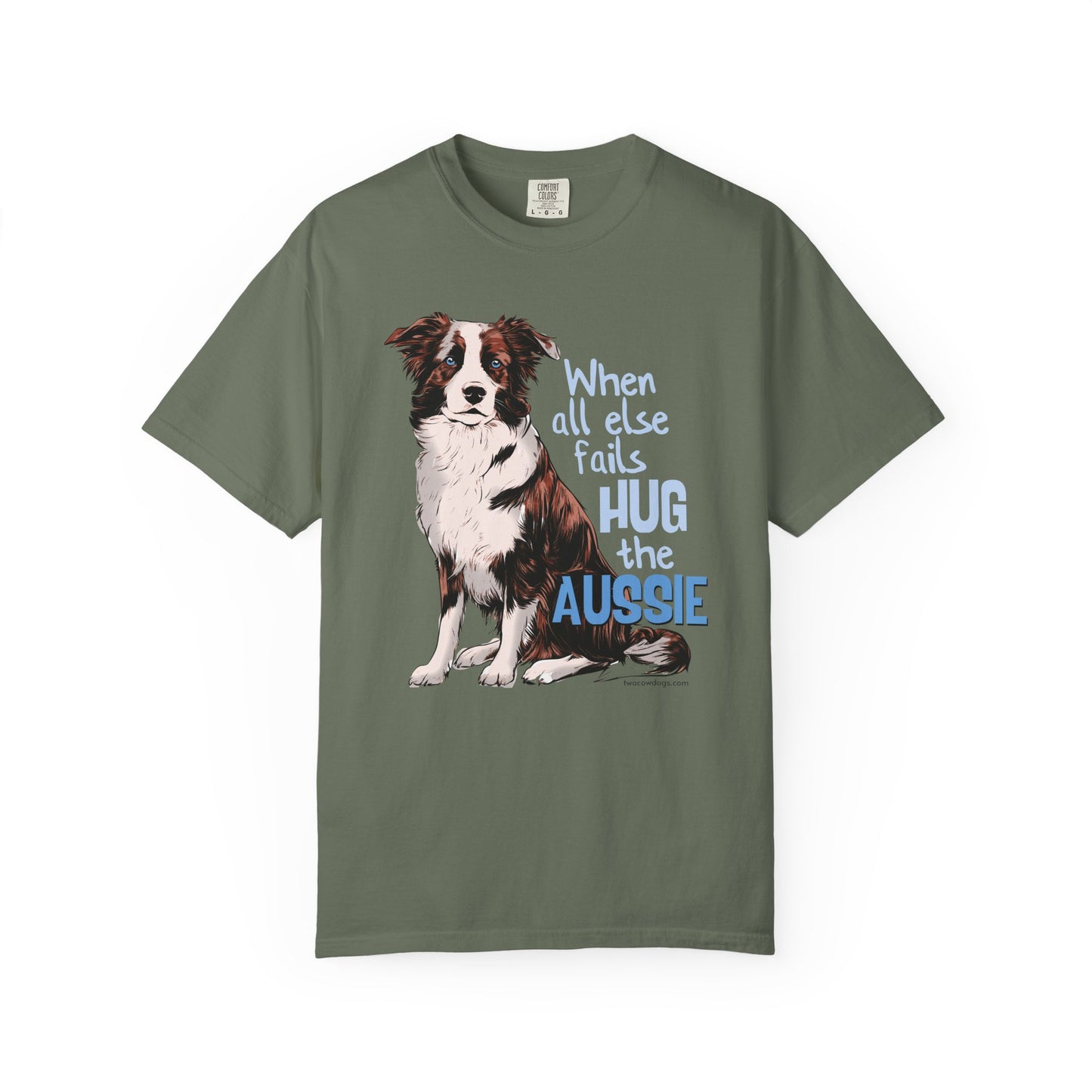 Australian Shepherd, Aussie Hug Unisex T-shirt