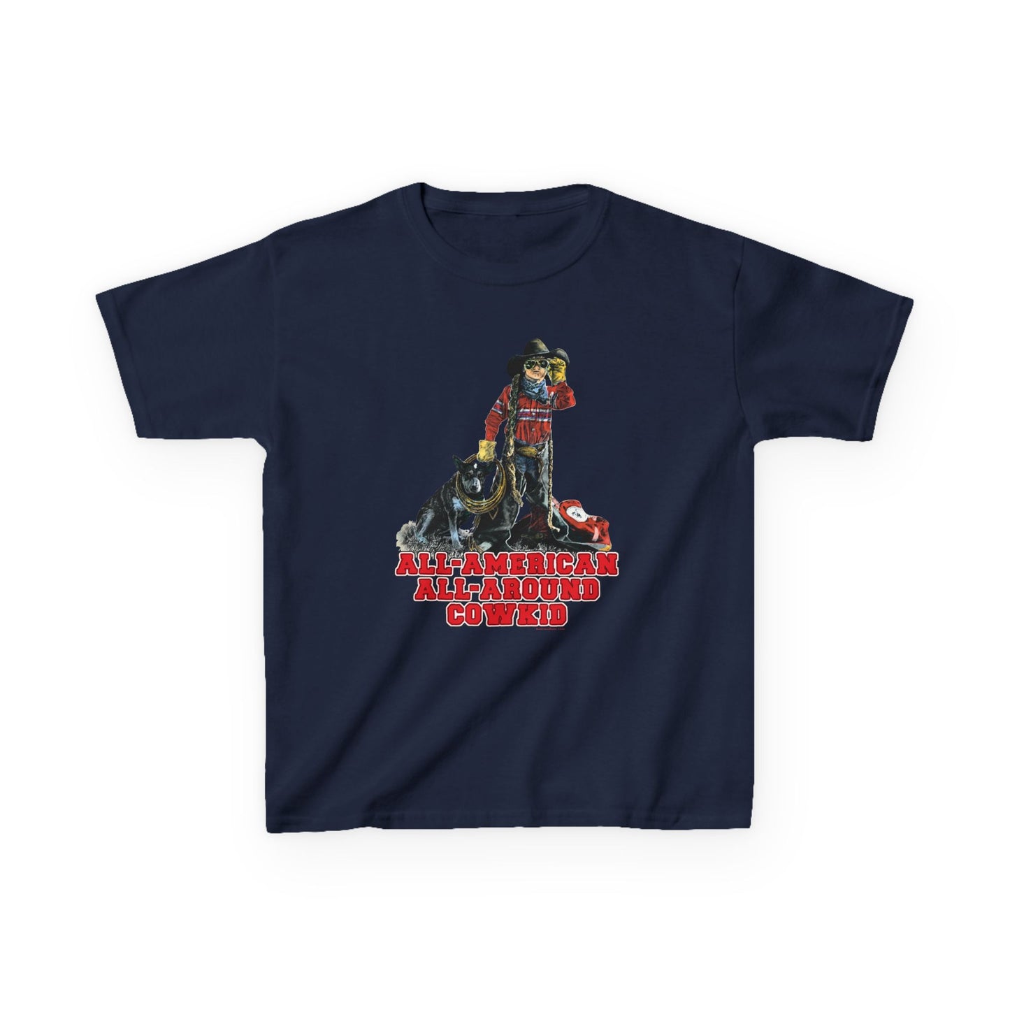 Kids- All-American All-Around Cowkid Heavy Cotton™ Tee