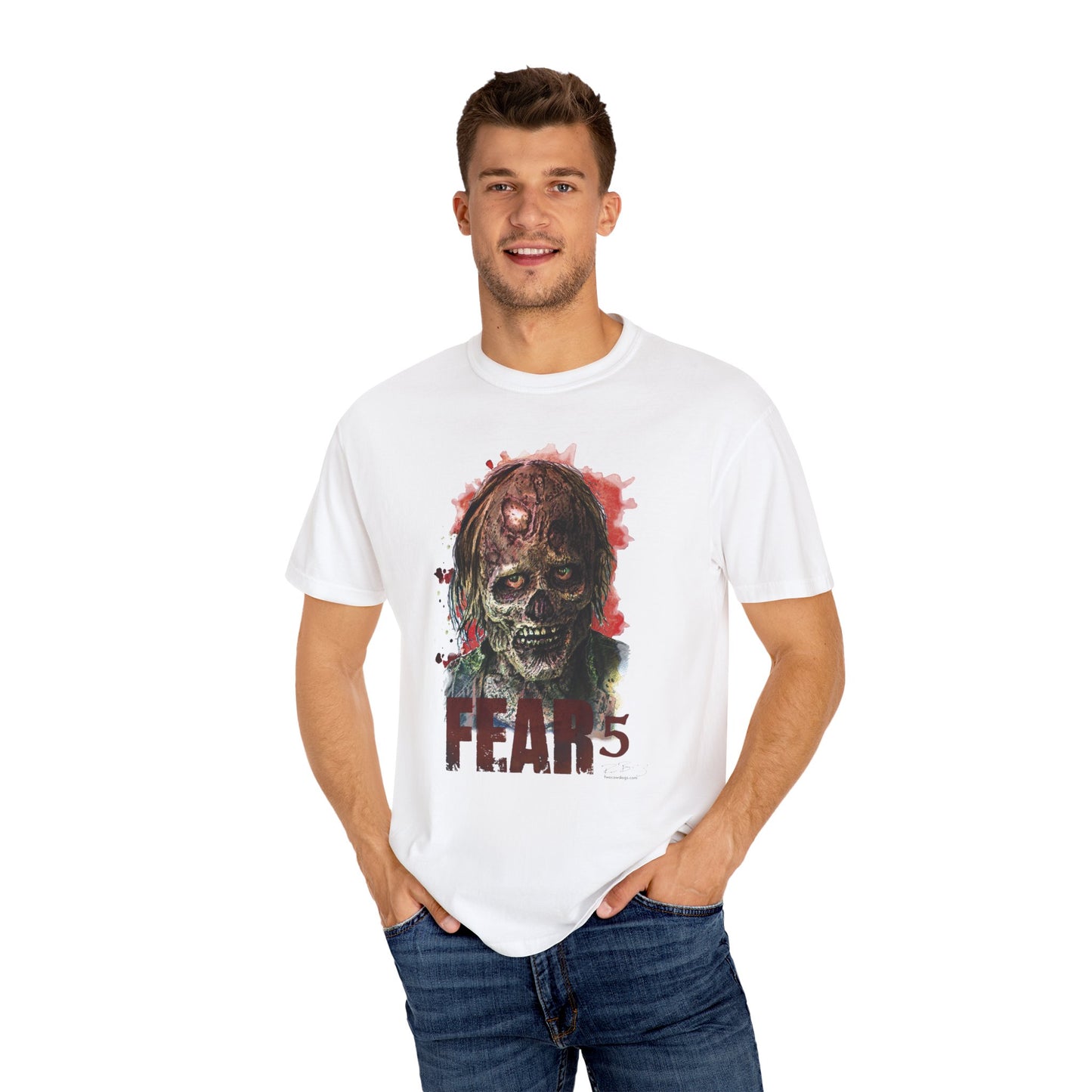 Fear 5 Zombie Garment-Dyed T-shirt