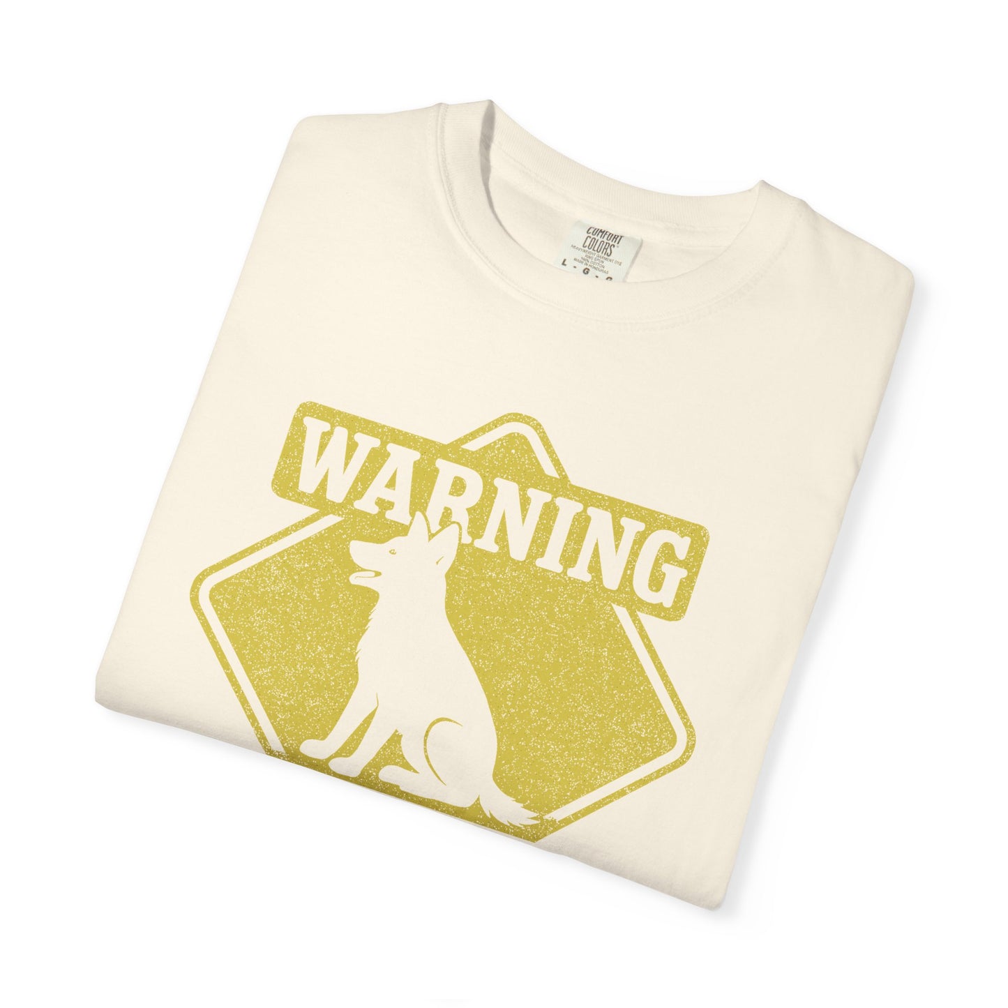 Dog Lover T-shirt - Warning: Easily Distracted by Dogs