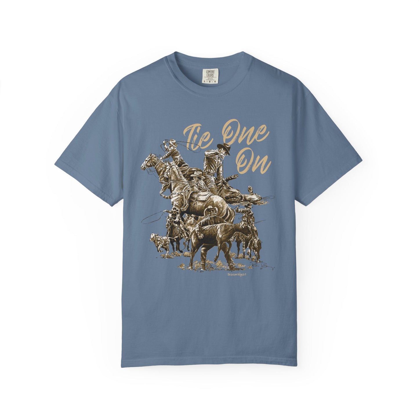 Rodeo Calf Roping, Tie-Down T-Shirt