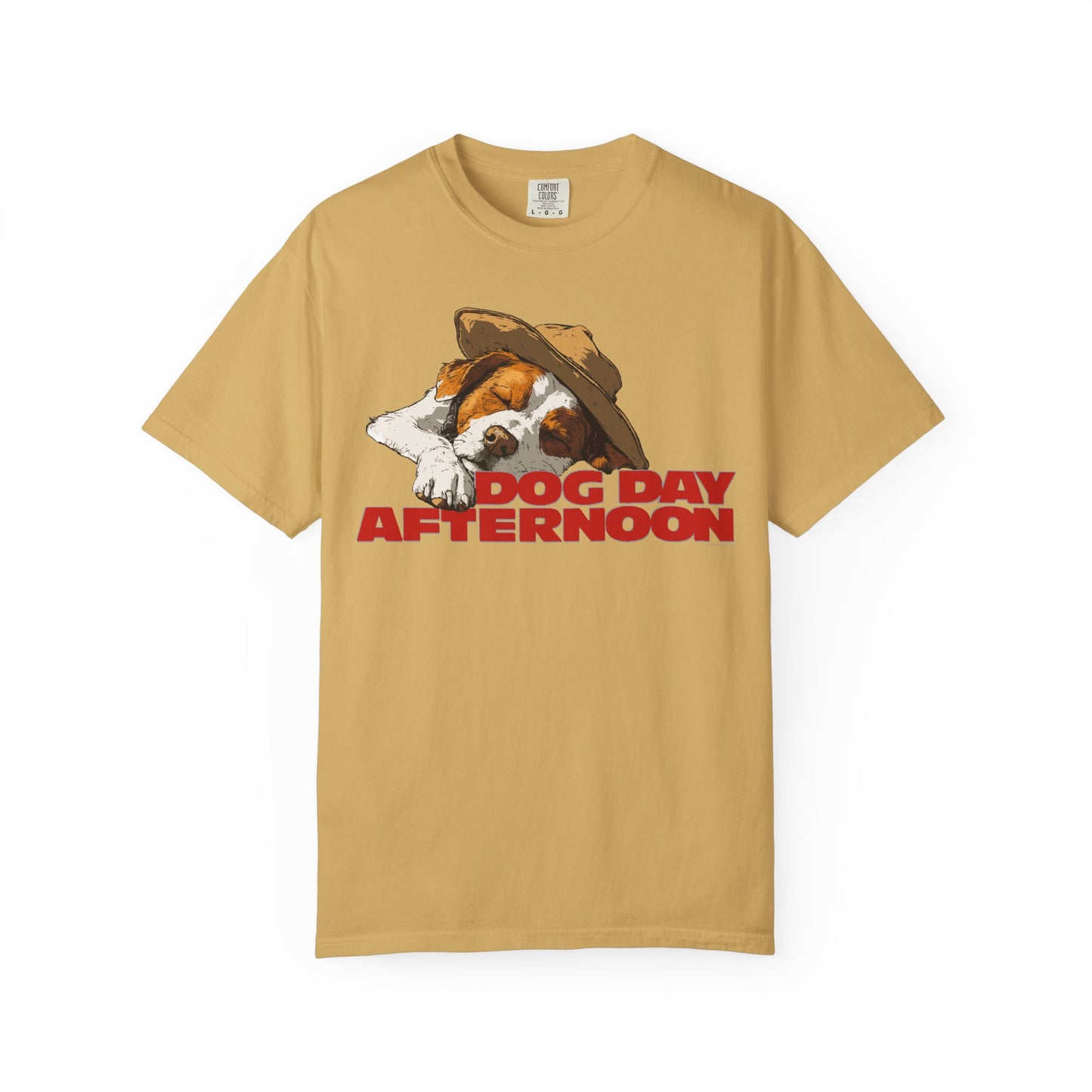 Unisex Garment-Dyed T-shirt Dog Day Afternoon Graphic Tee