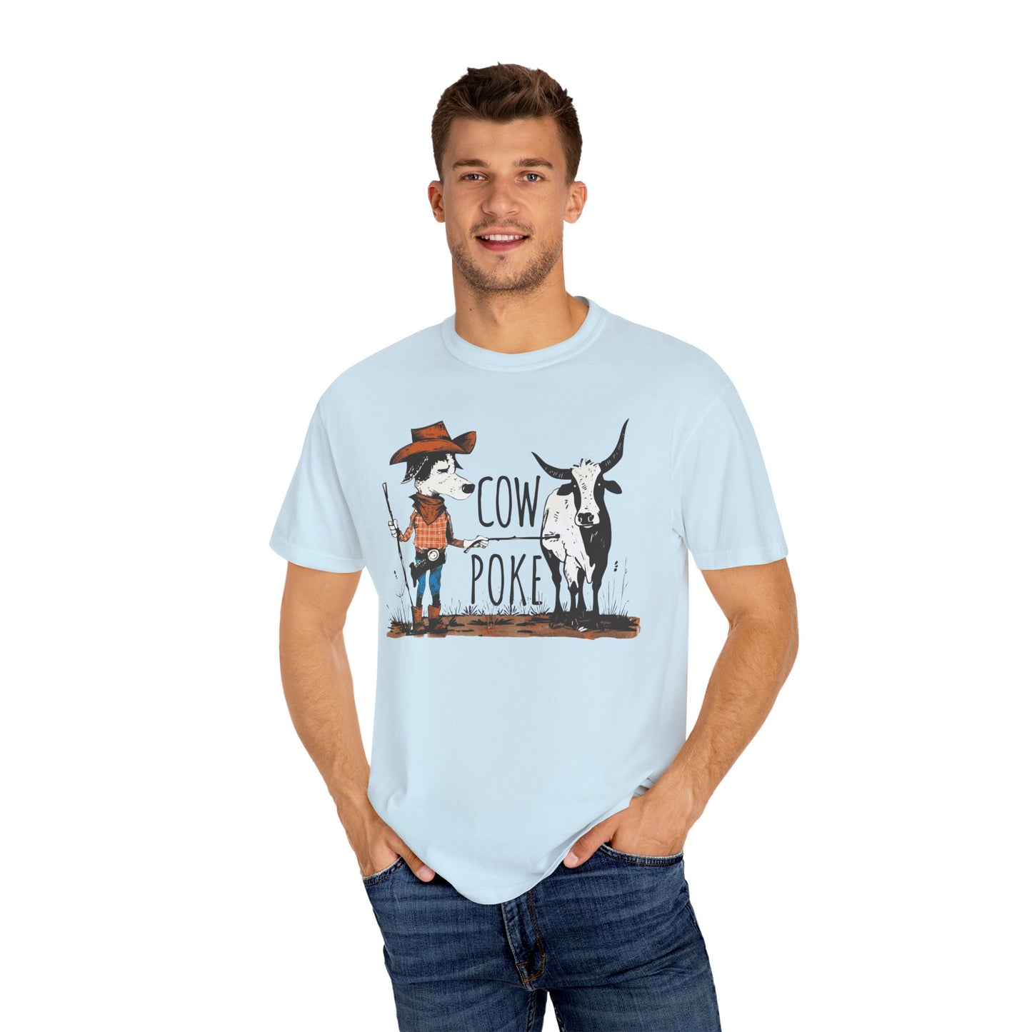 Cow Poke T-Shirt - Unisex Garment-Dyed