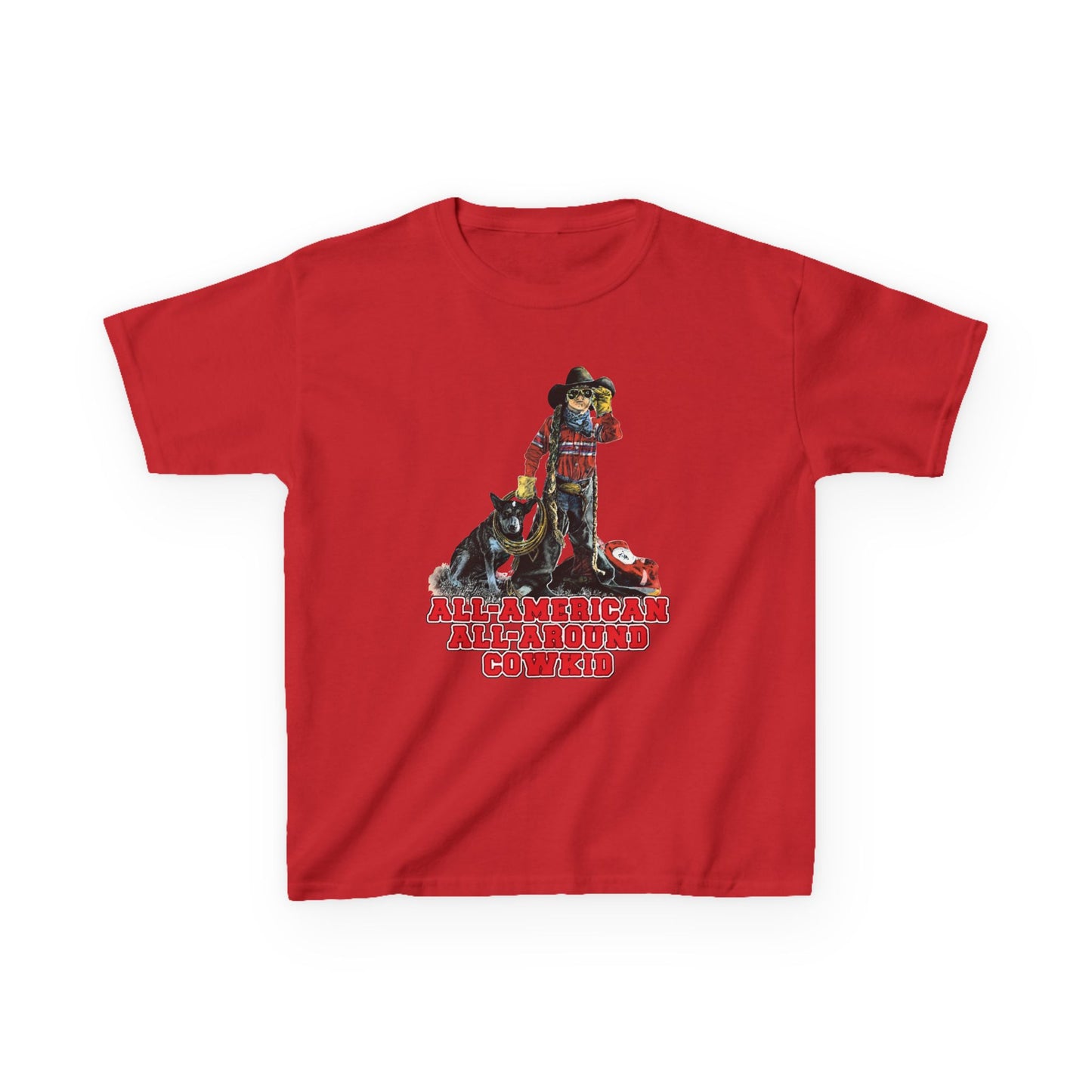 Kids- All-American All-Around Cowkid Heavy Cotton™ Tee