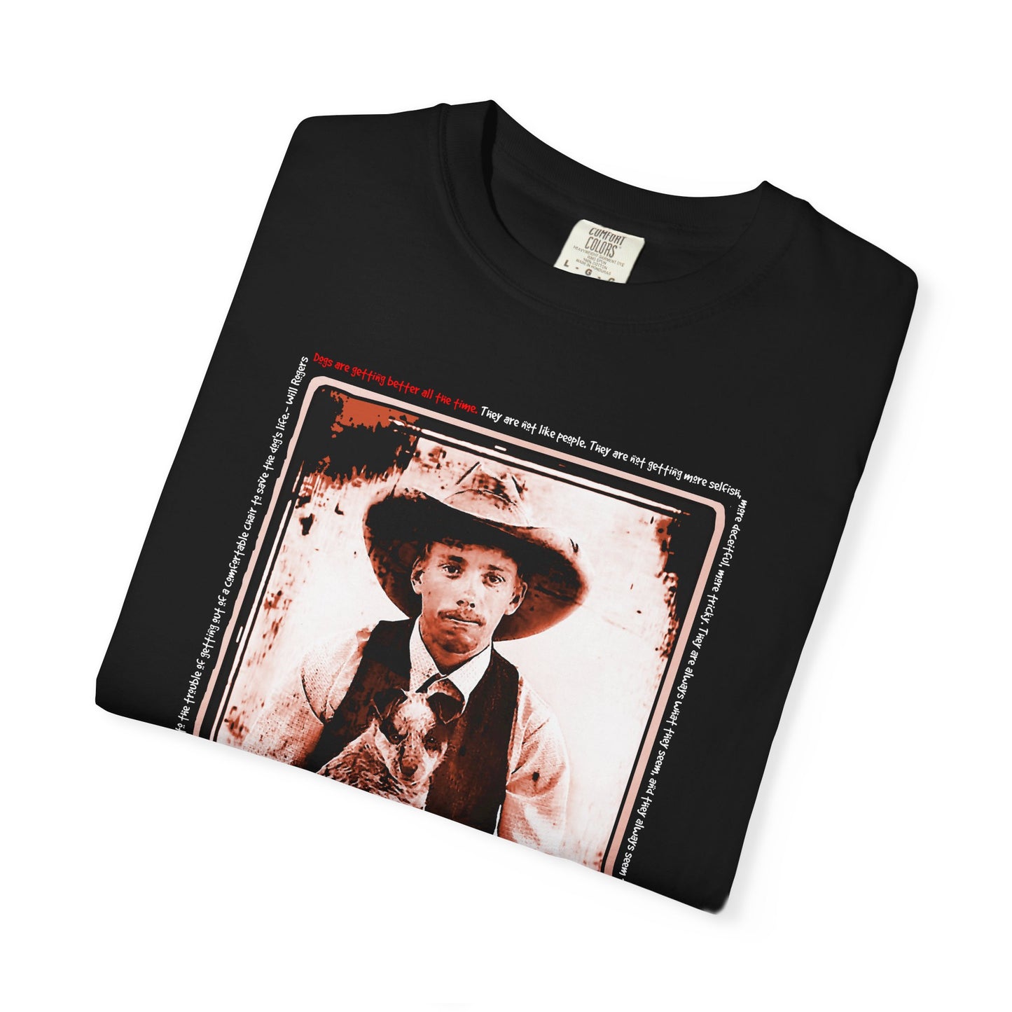 Vintage Cowboy and Heeler Puppy Tee Shirt