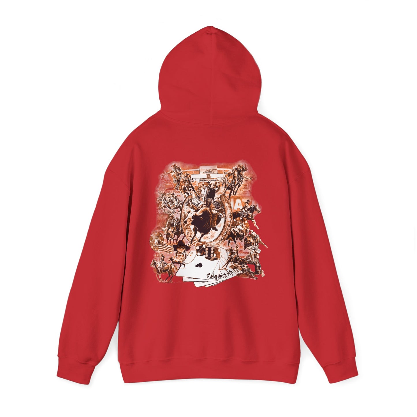 Vegas NFR Rodeo, Heavy-Blend Hooded Sweatshirt, National Finals Rodeo
