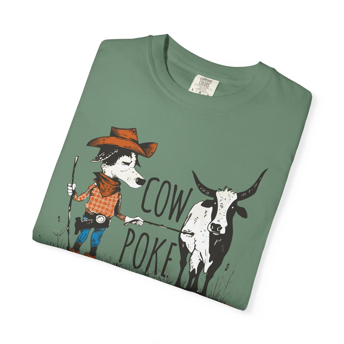 Cow Poke T-Shirt - Unisex Garment-Dyed