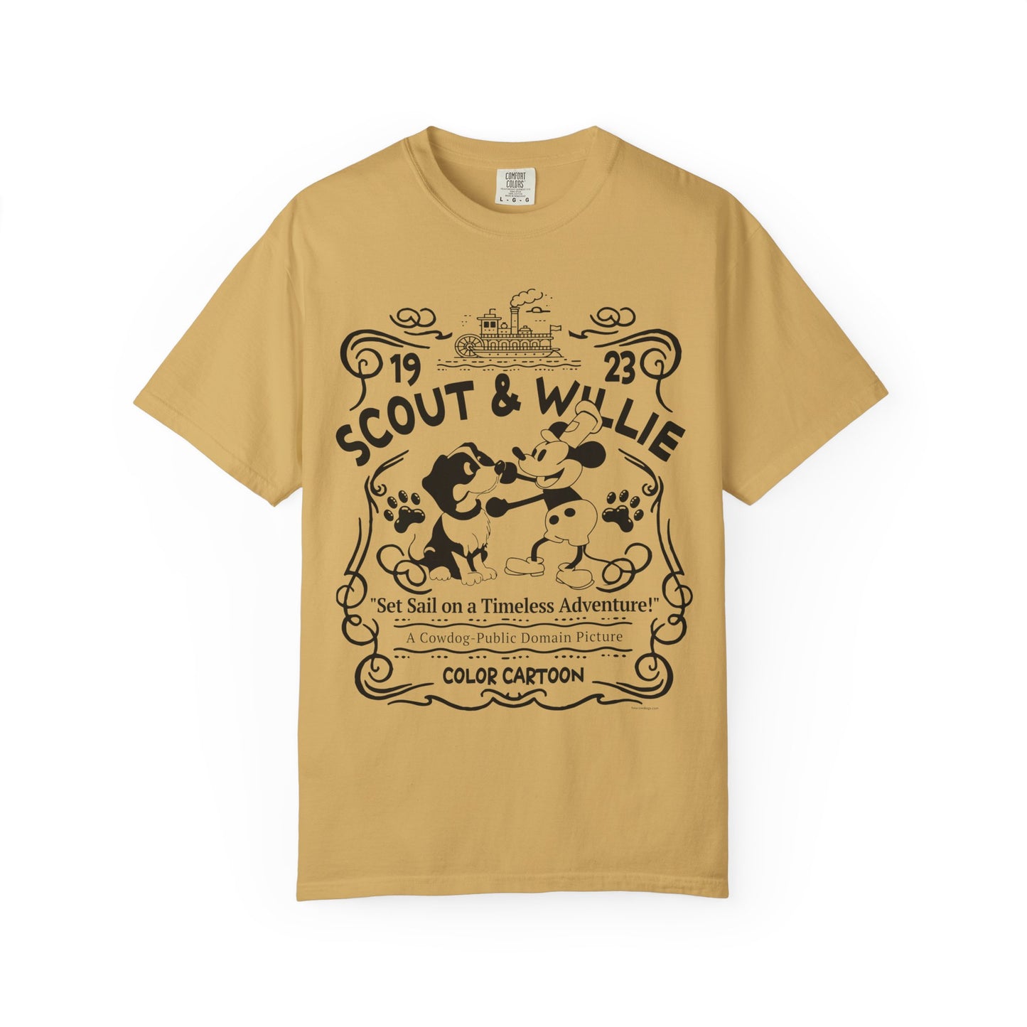 Vintage Scout and Steamboat Willie T-Shirt