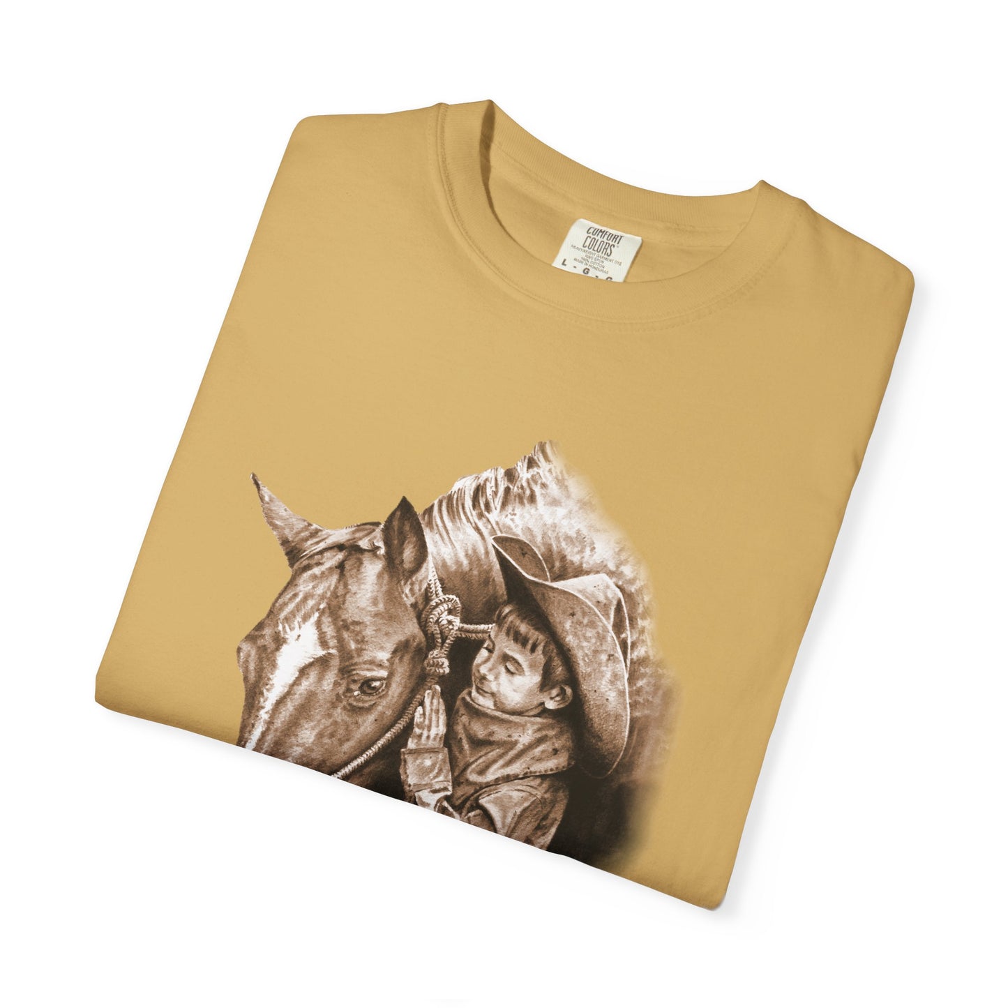 Horse Gift Tee Shirt, Cowkid gets pony for present