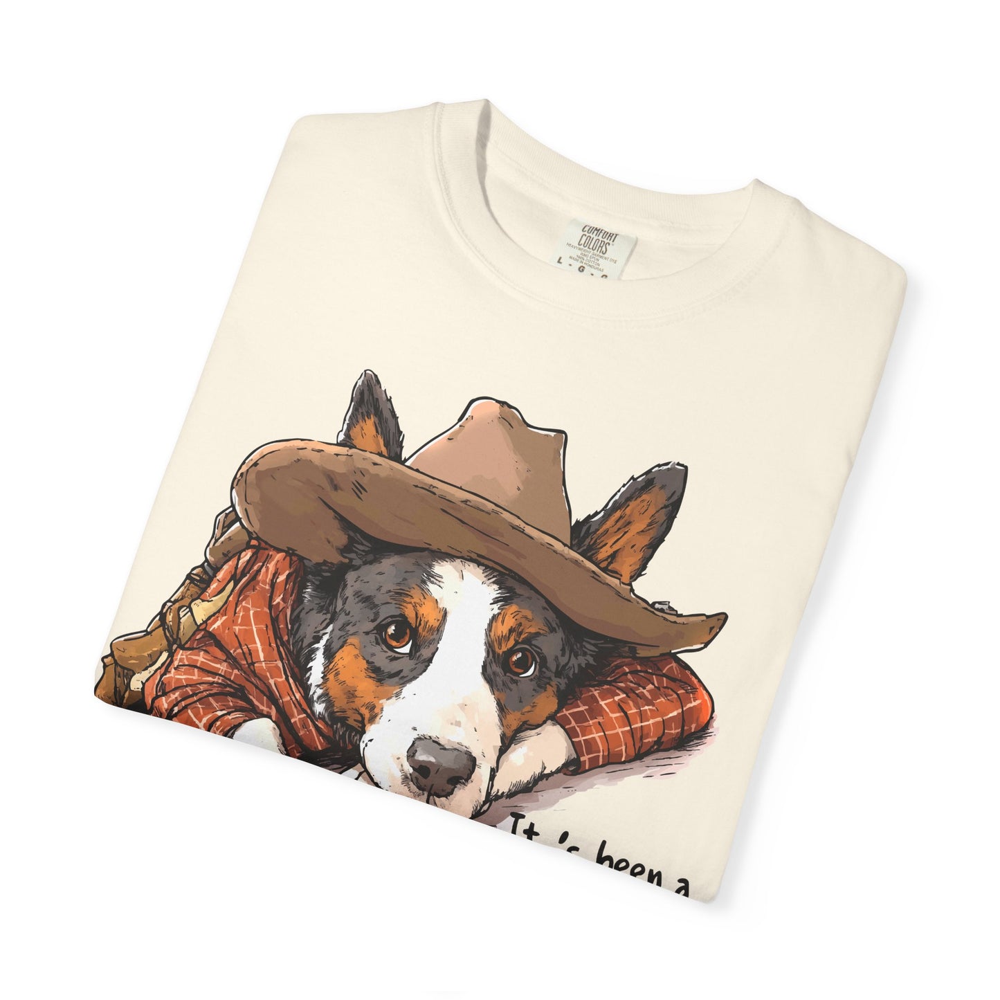 Garment-Dyed T-shirt Hard Days Night Cowdog Shirt