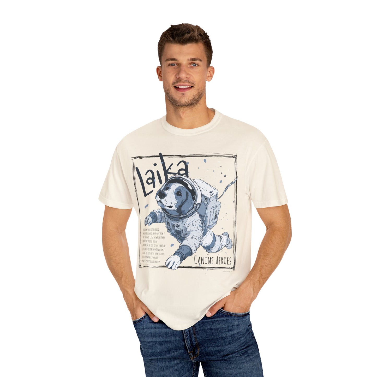 Space Cowdog T-shirt - Laika