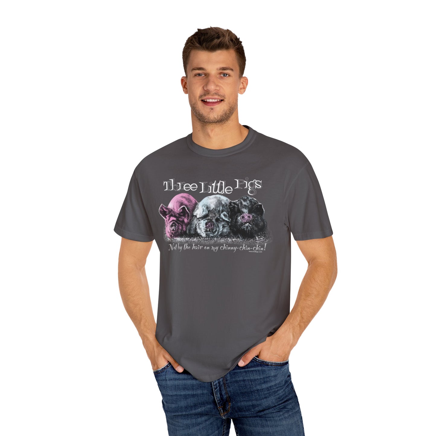 Three Little Pigs Garment-Dyed T-shirt