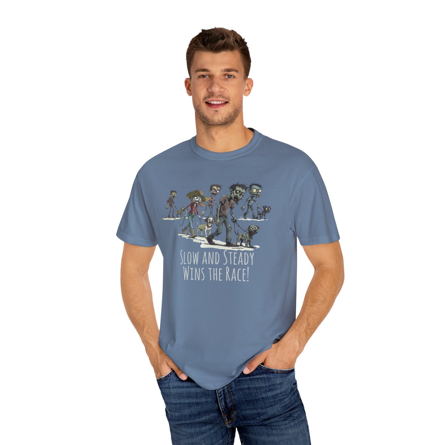 Zombie Hoard T-Shirt - Unisex Garment-Dyed