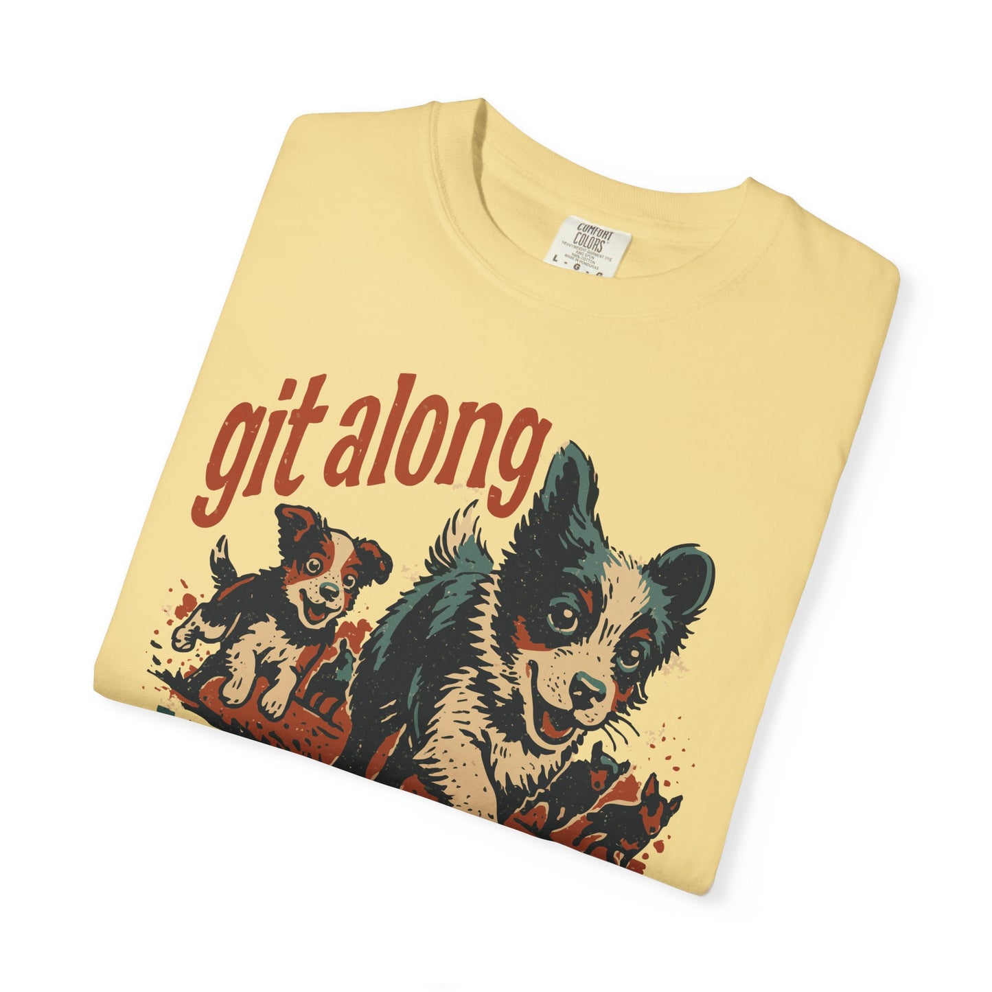 Git Along Little Dogies – Cowdog Pup TShirt