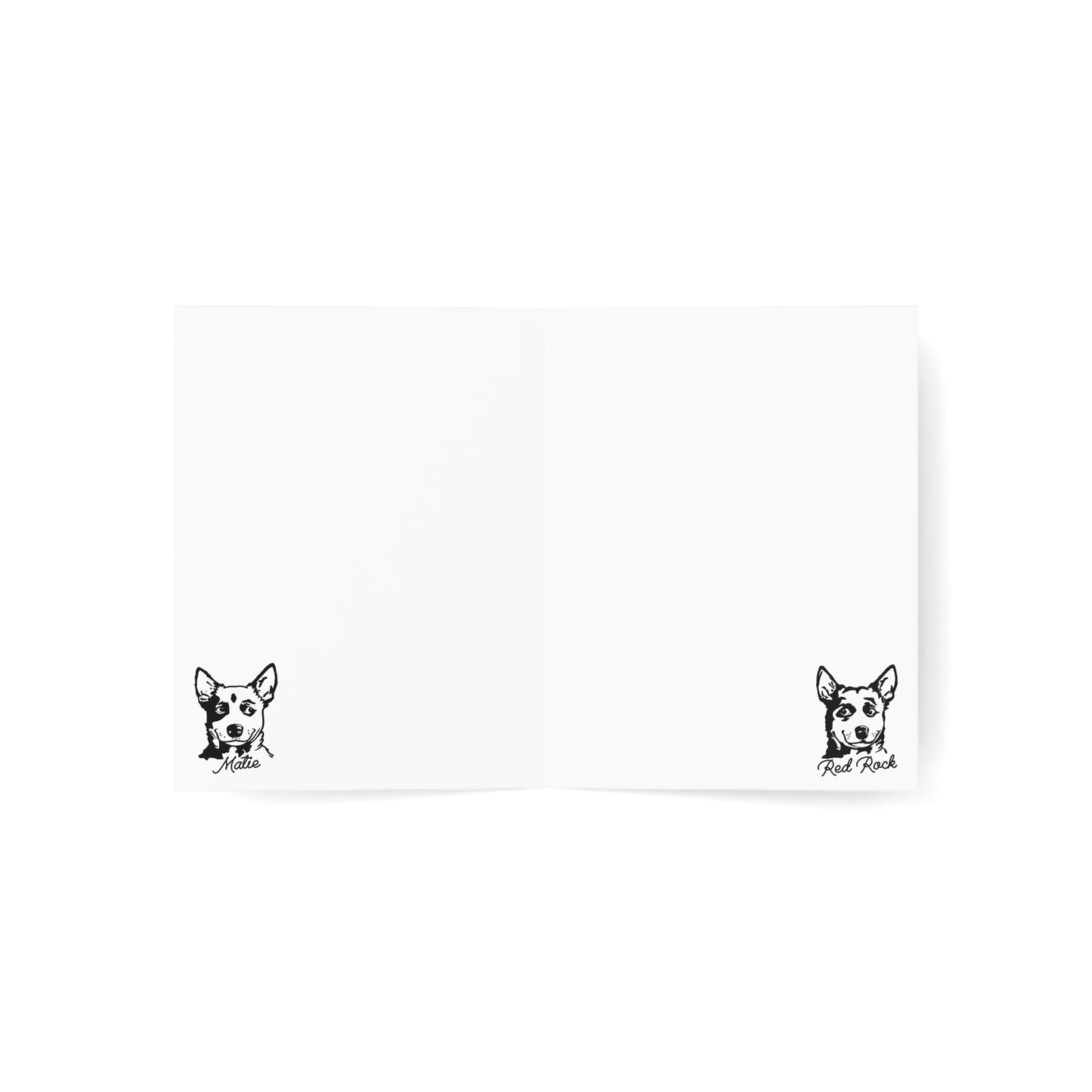 BDM Black Dog blank notecards