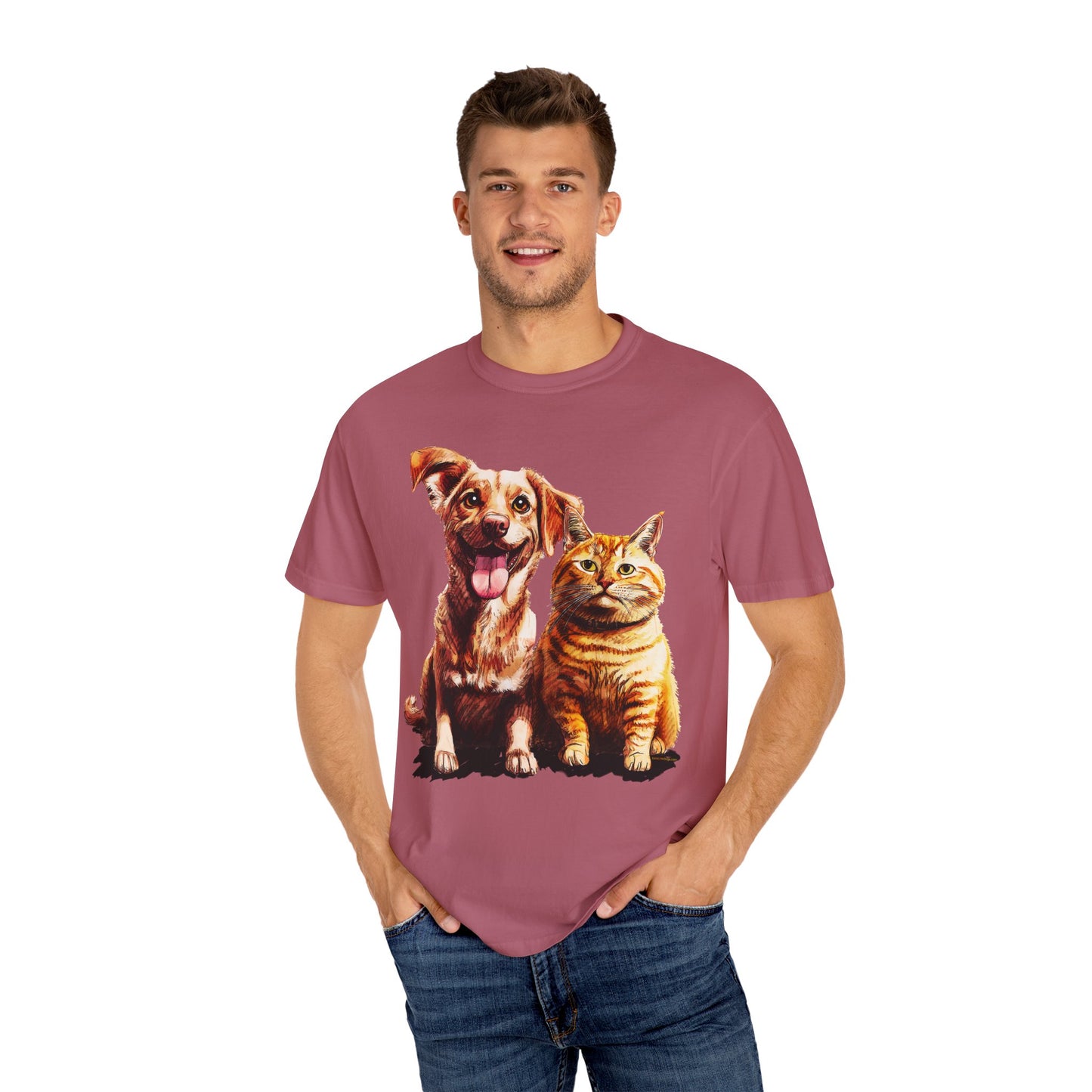 Odie and His Fat Cat Friend Super-Soft Tee
