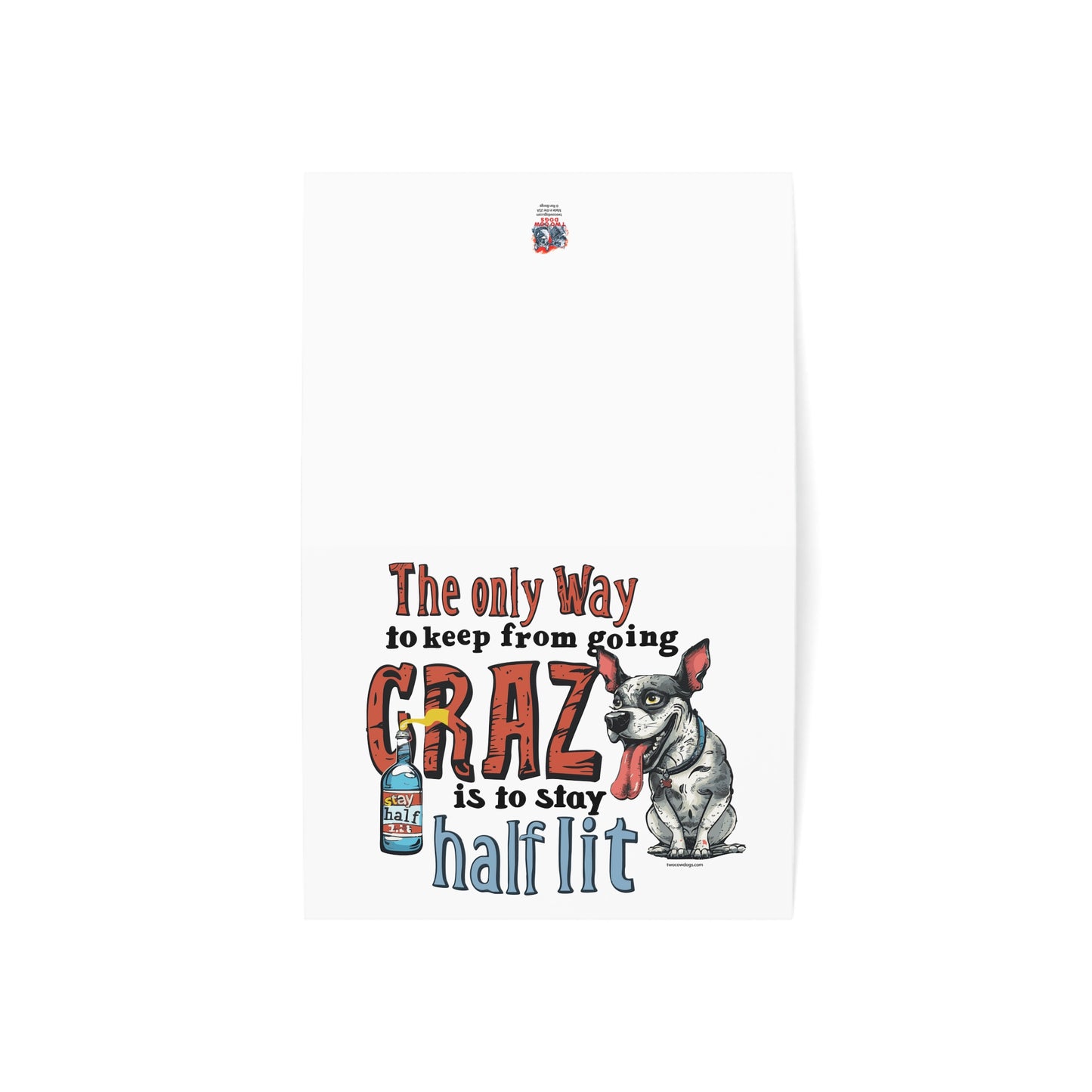 Notecards - The Only Way to Keep From Going Crazy Blank Notecards (1, 10pcs)