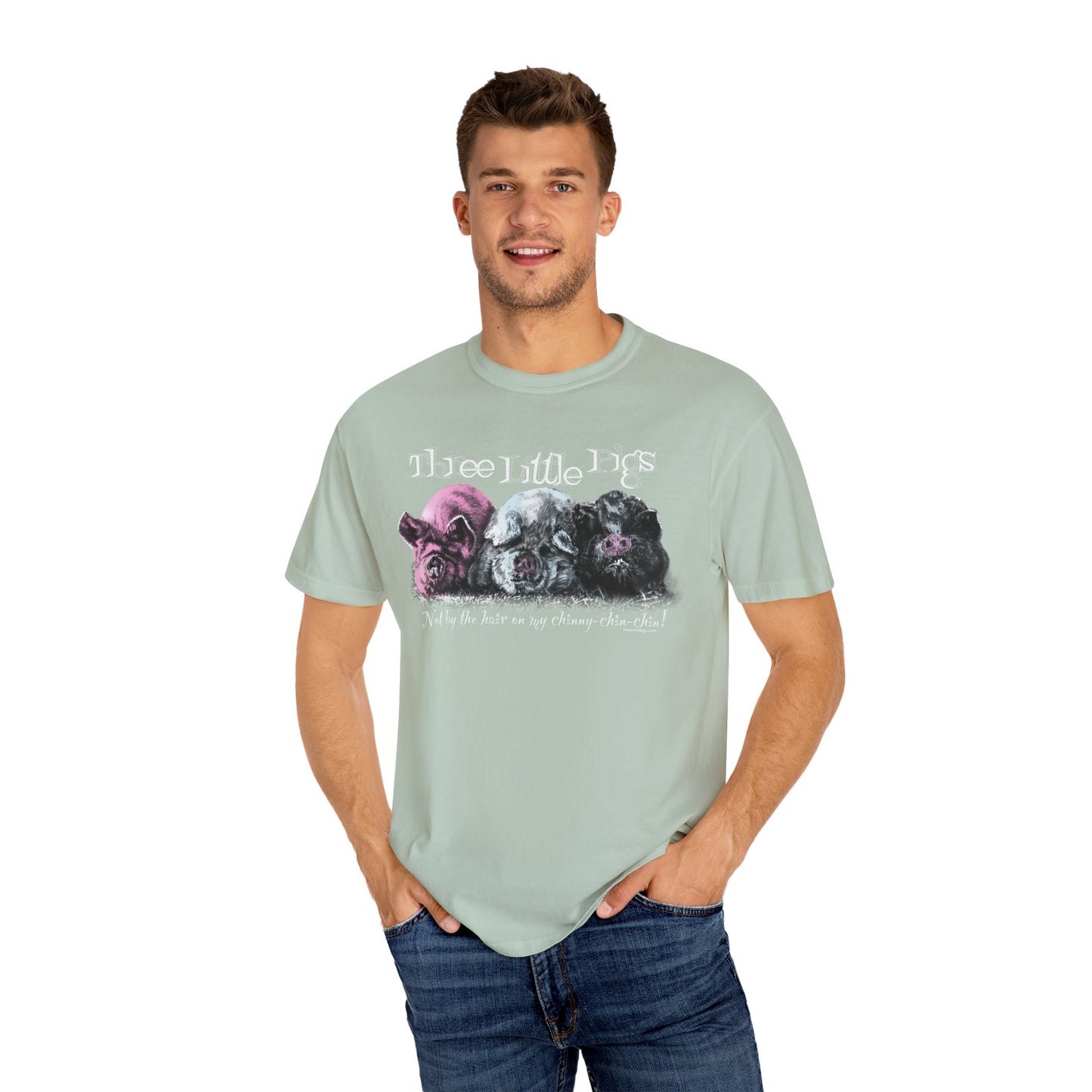 Three Little Pigs Garment-Dyed T-shirt