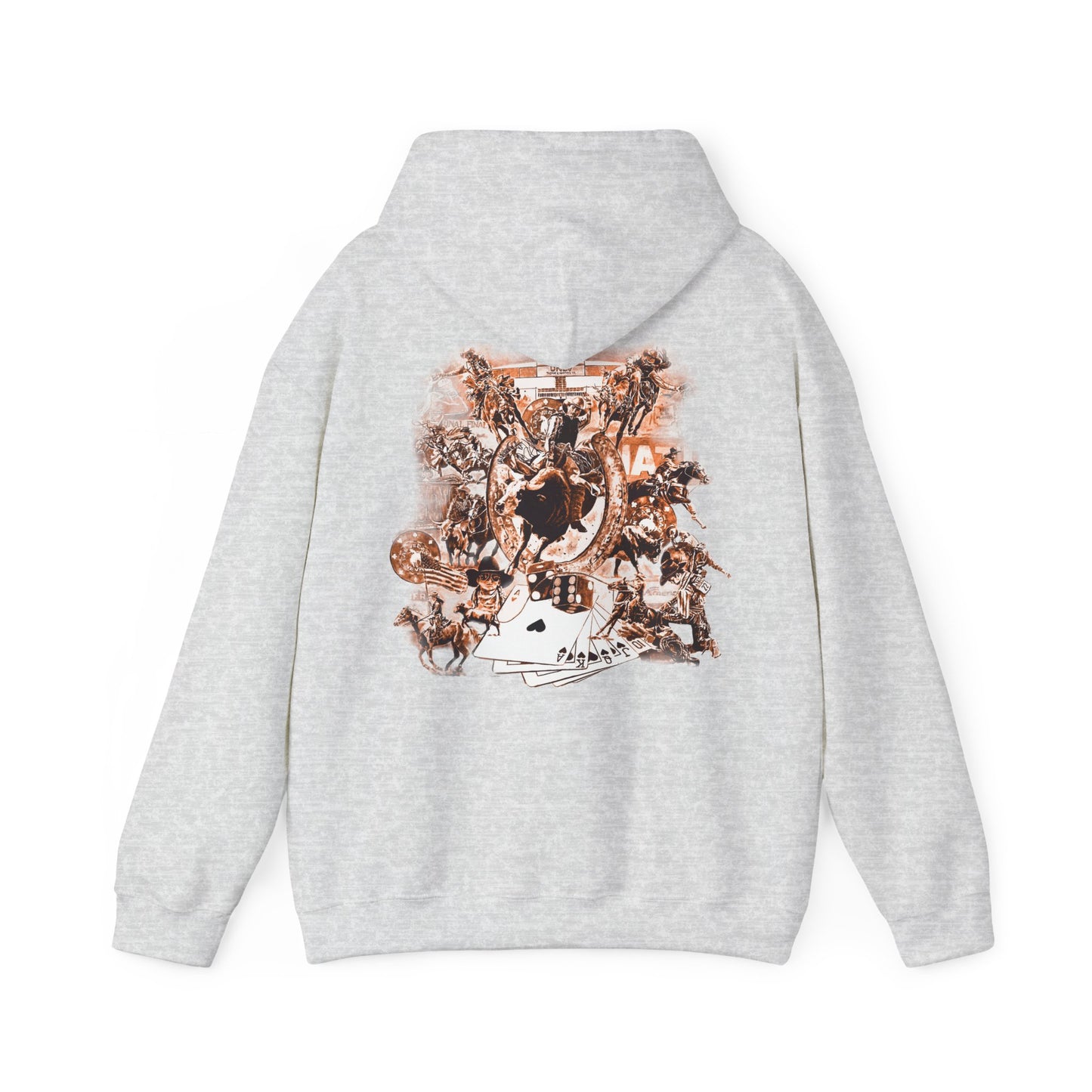 Vegas NFR Rodeo, Heavy-Blend Hooded Sweatshirt, National Finals Rodeo