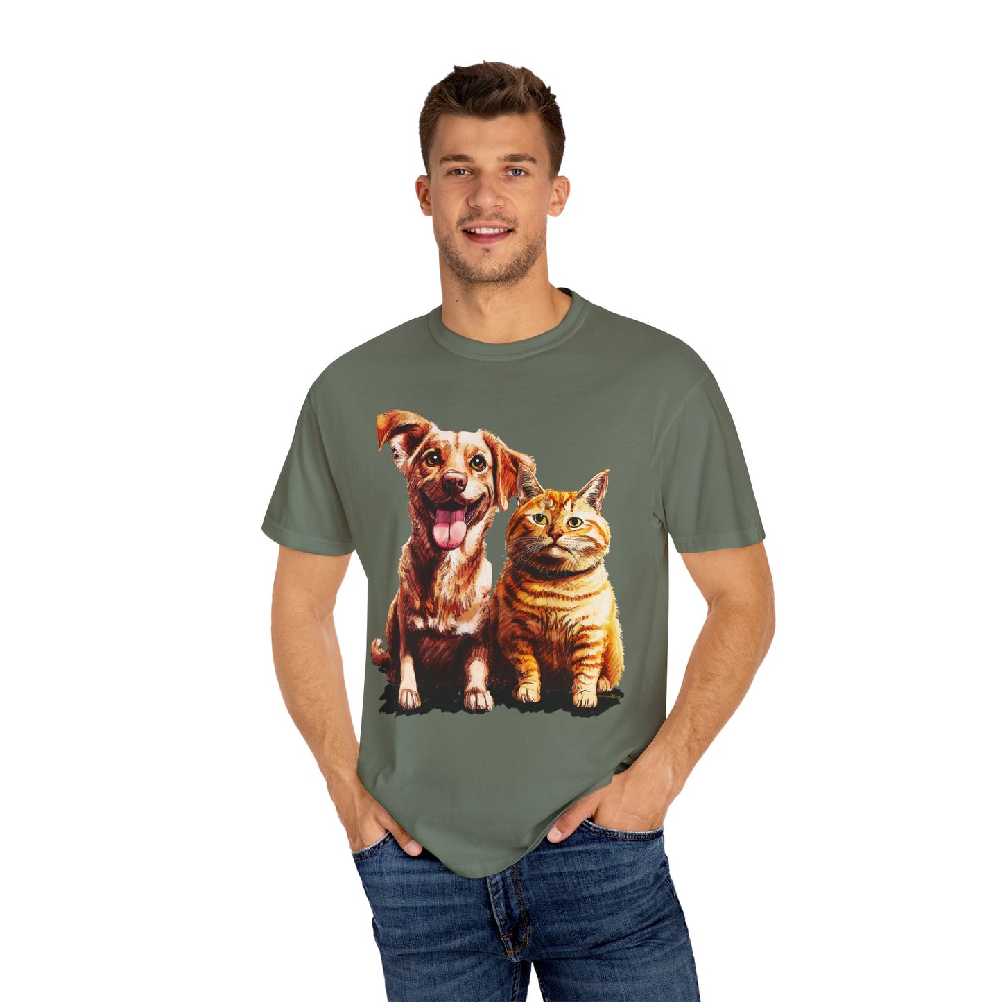 Odie and His Fat Cat Friend Super-Soft Tee