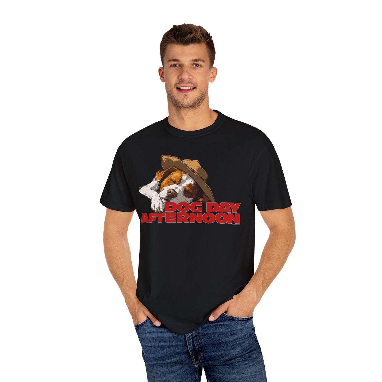 Unisex Garment-Dyed T-shirt Dog Day Afternoon Graphic Tee