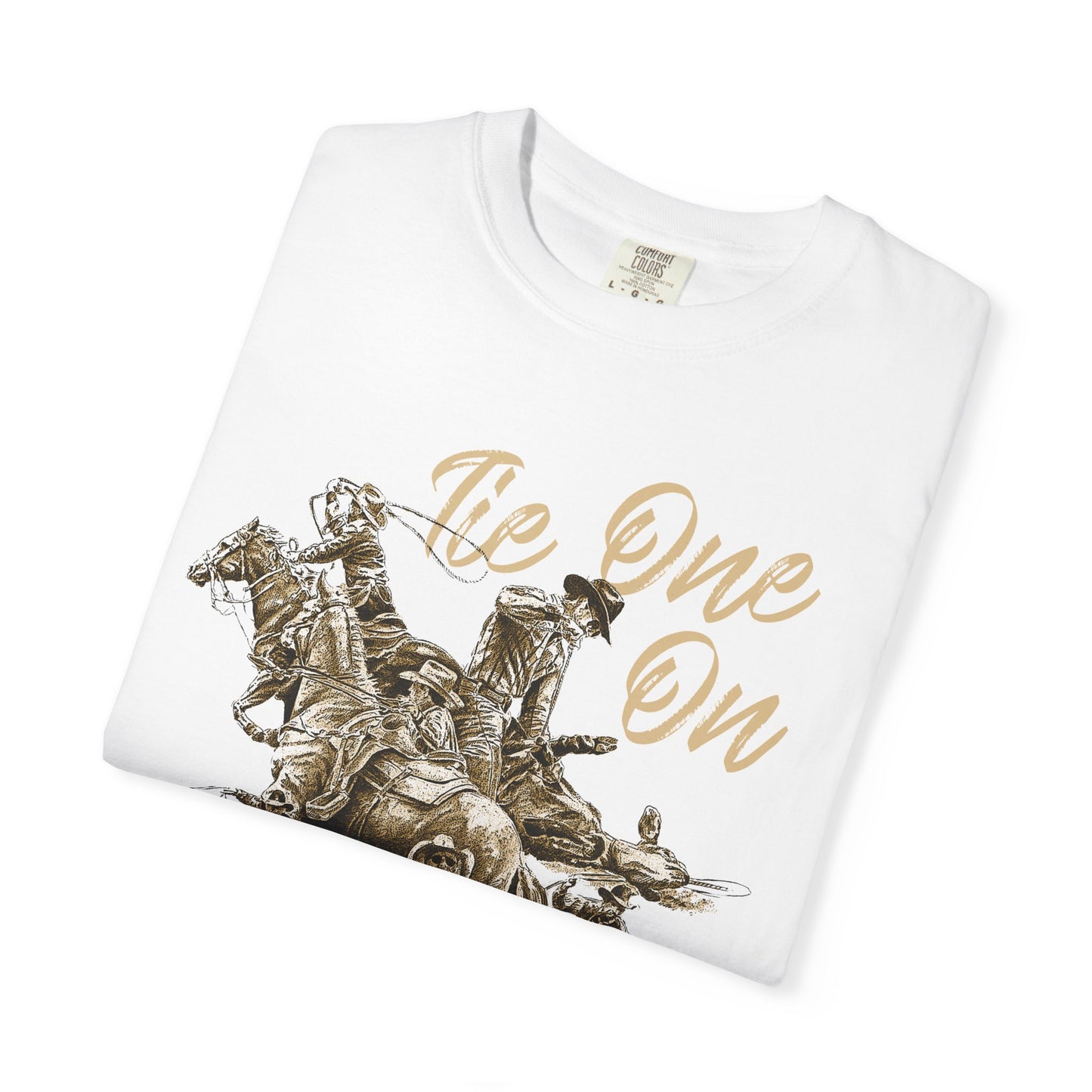 Rodeo Calf Roping, Tie-Down T-Shirt