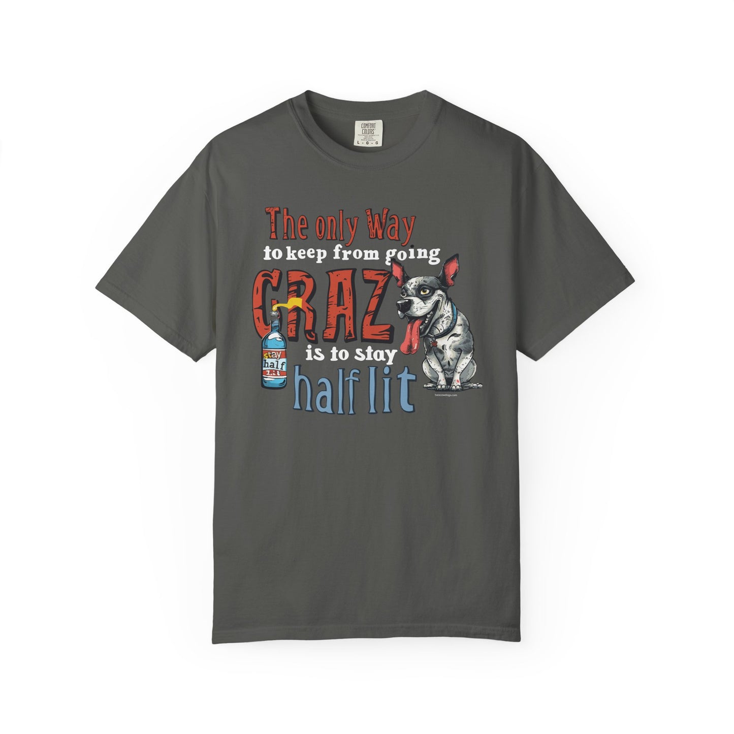 Crazy Half Lit Dog T-Shirt