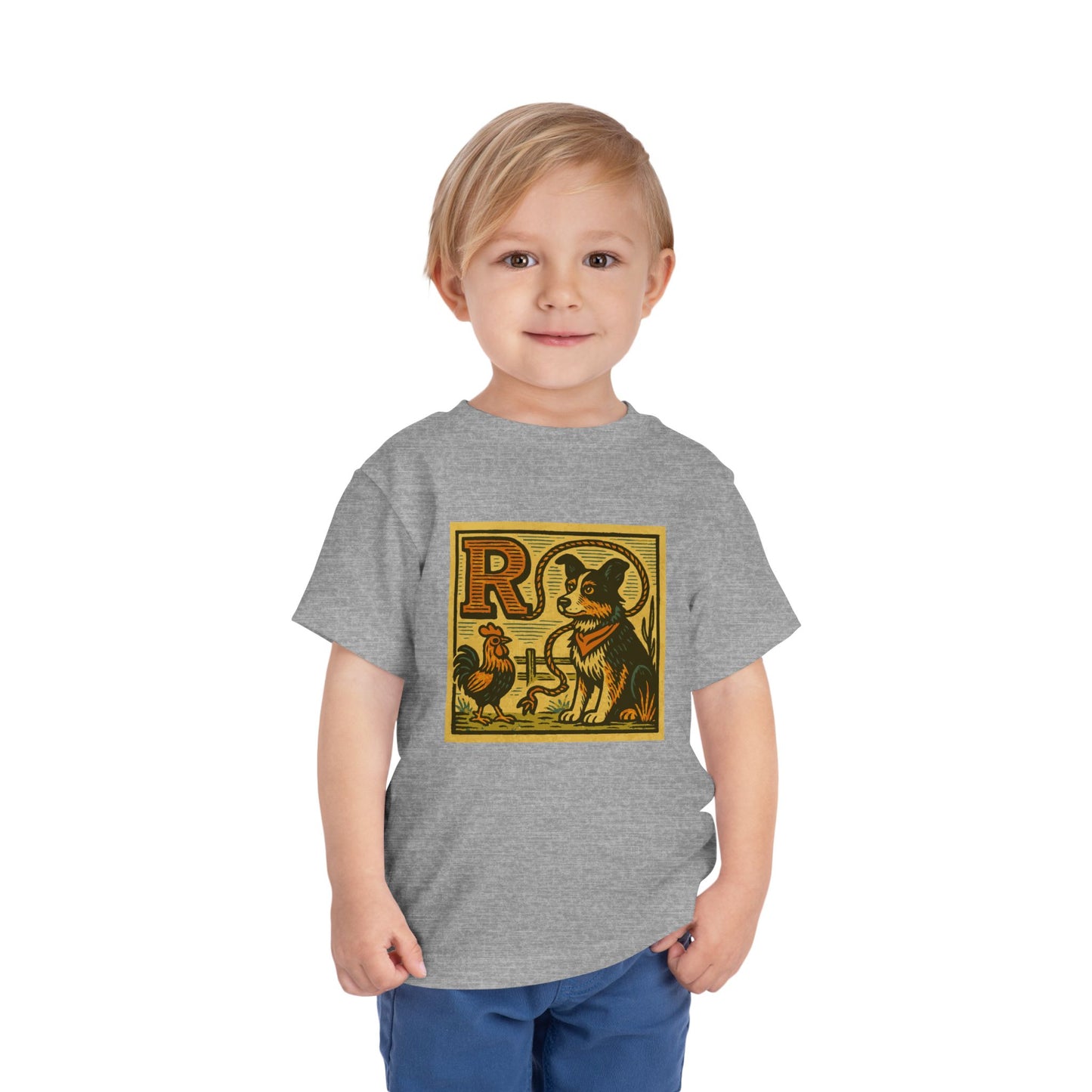 Western Block "R" Toddler Heavy Cotton™ Tee