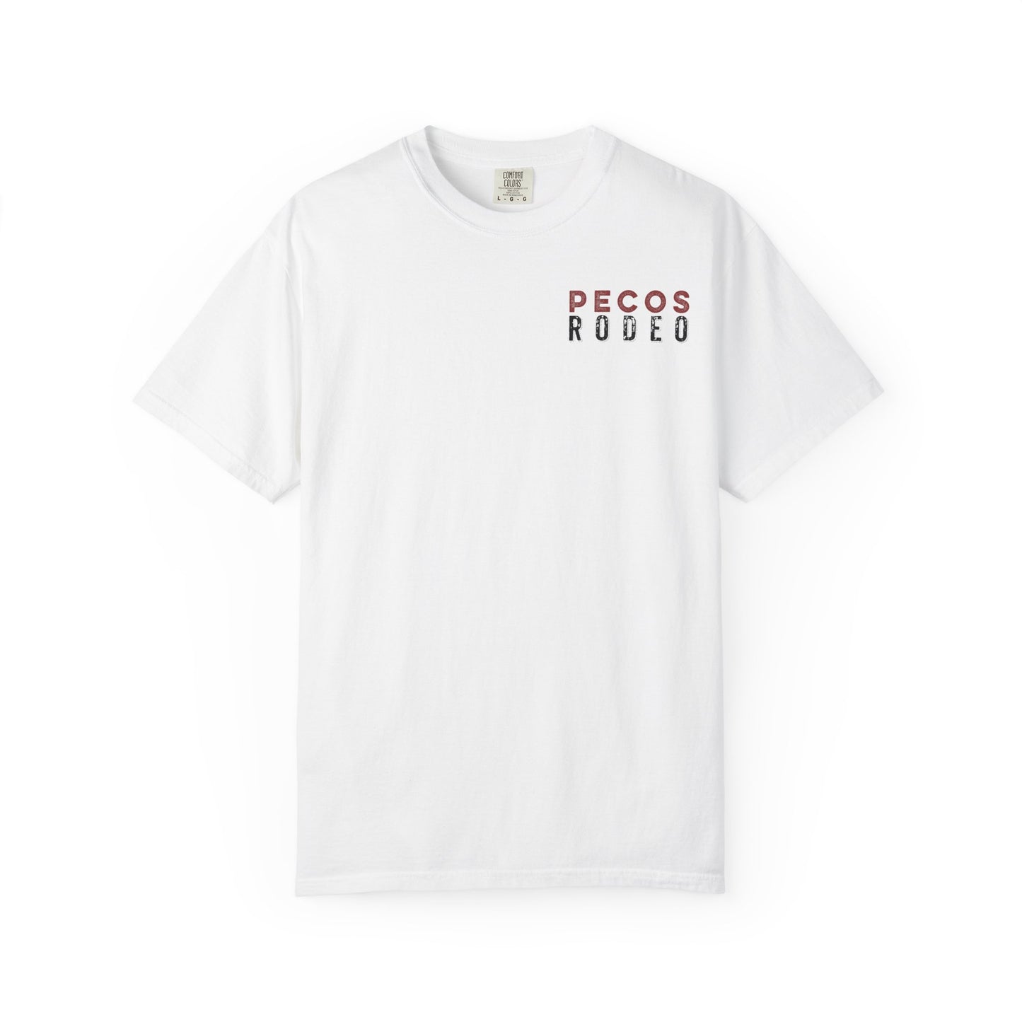Vintage Pecos Rodeo 1883, front and back design