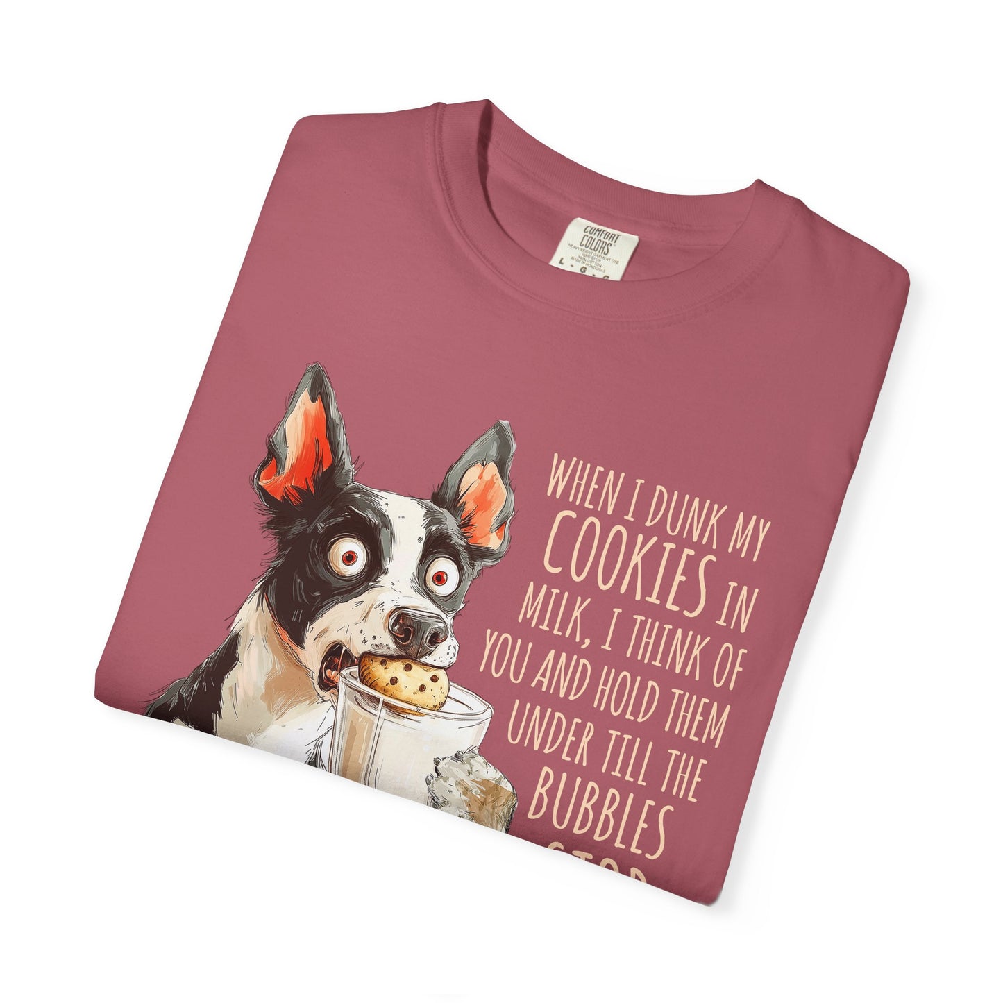 Cowdog Dipping Cookies T-Shirt - Unisex