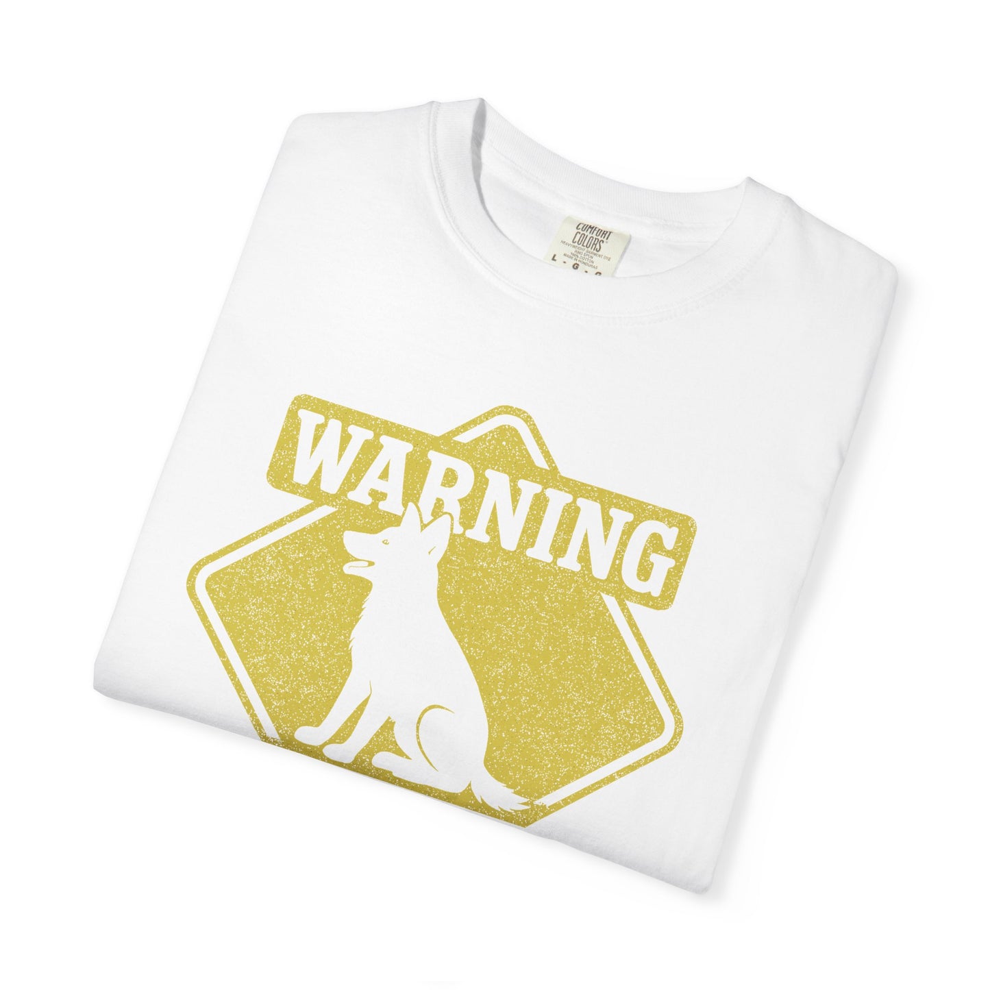Dog Lover T-shirt - Warning: Easily Distracted by Dogs